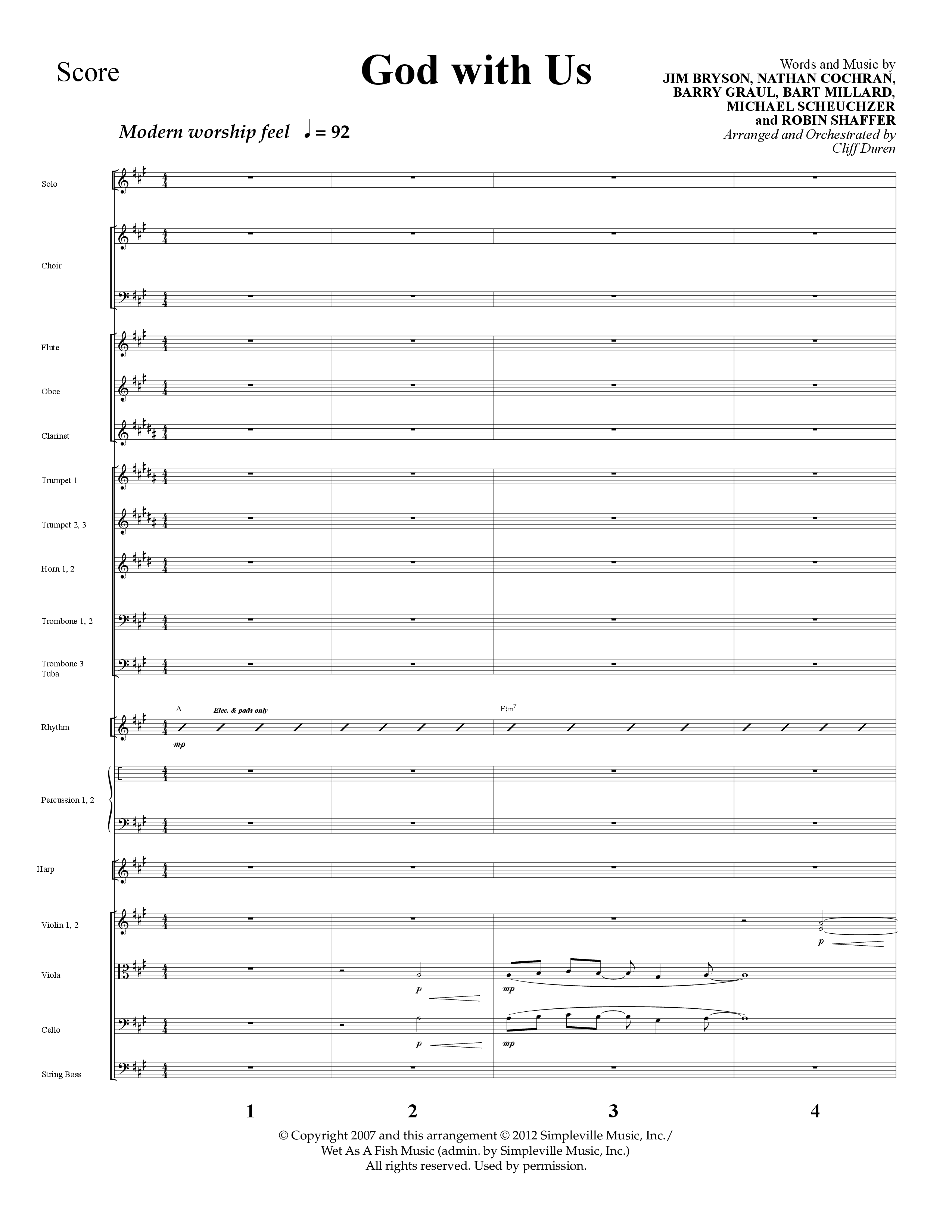 The Light Of Christmas (11 Song Choral Collection) Song 4 (Orchestration) (Lifeway Choral)