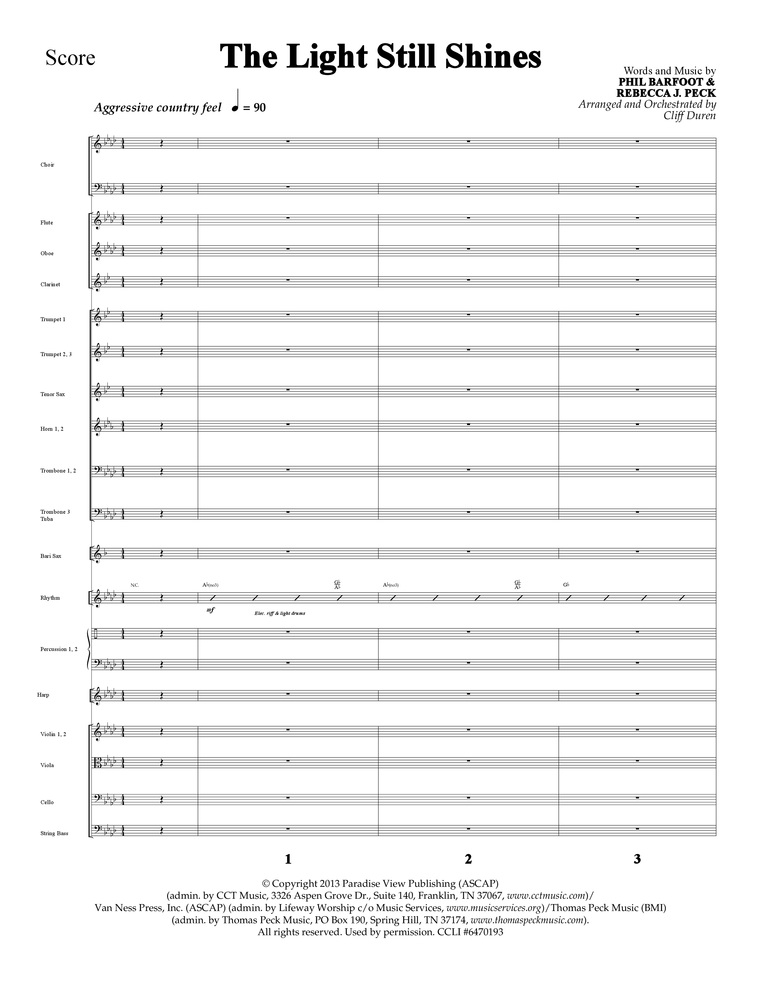 The Light Of Christmas (11 Song Choral Collection) Song 5 (Orchestration) (Lifeway Choral)