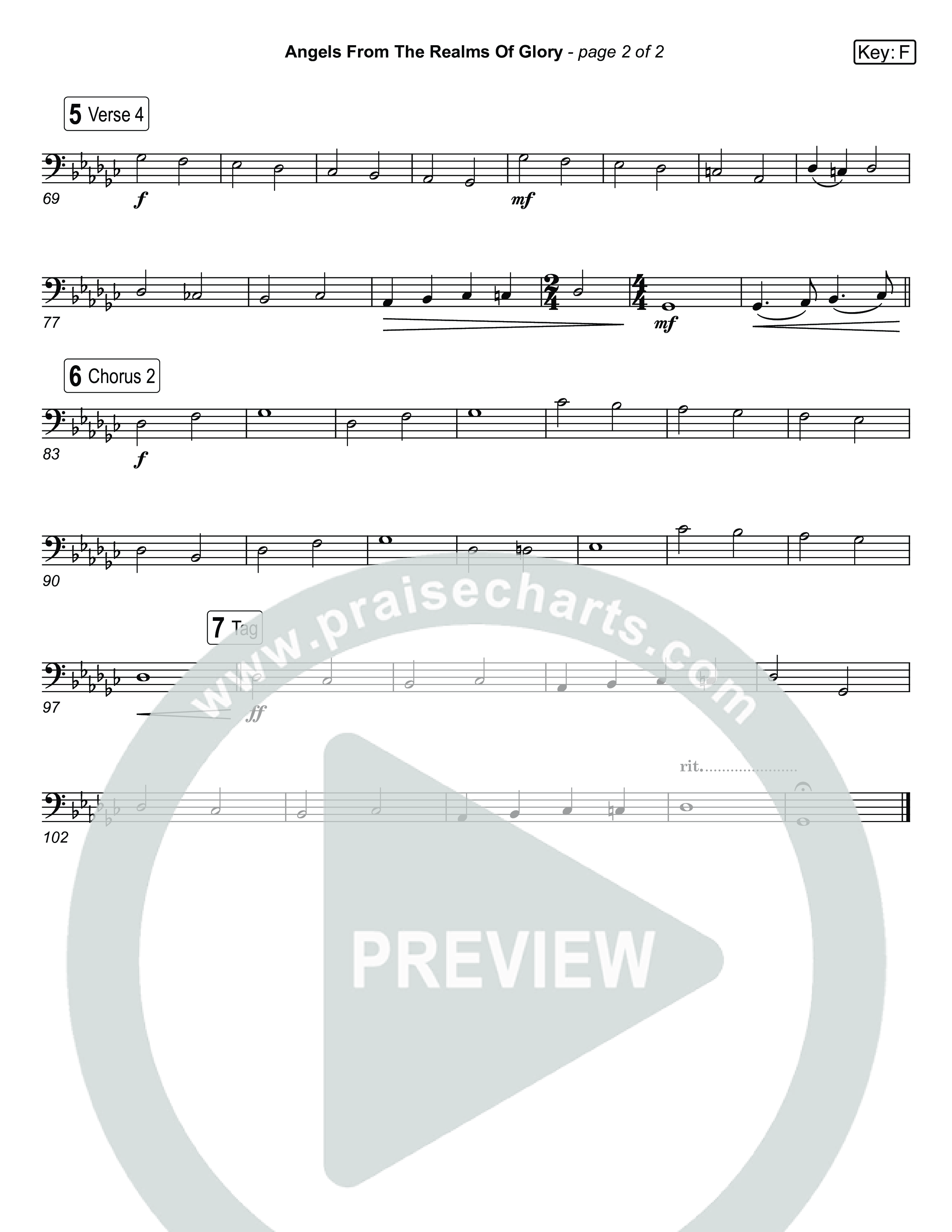 Angels From The Realms Of Glory (Live) String Bass (Museum Of The Bible / Indiana Wesleyan University Choir / Arr. Jared Haschek)