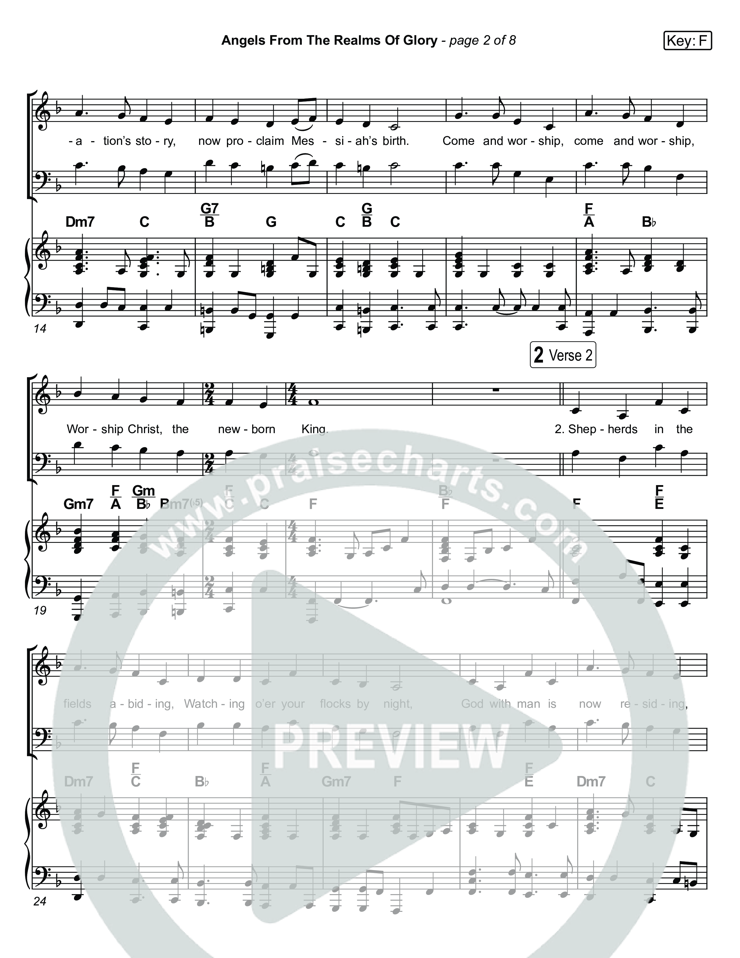 Angels From The Realms Of Glory (Live) Piano/Vocal Pack (Museum Of The Bible / Indiana Wesleyan University Choir / Arr. Jared Haschek)