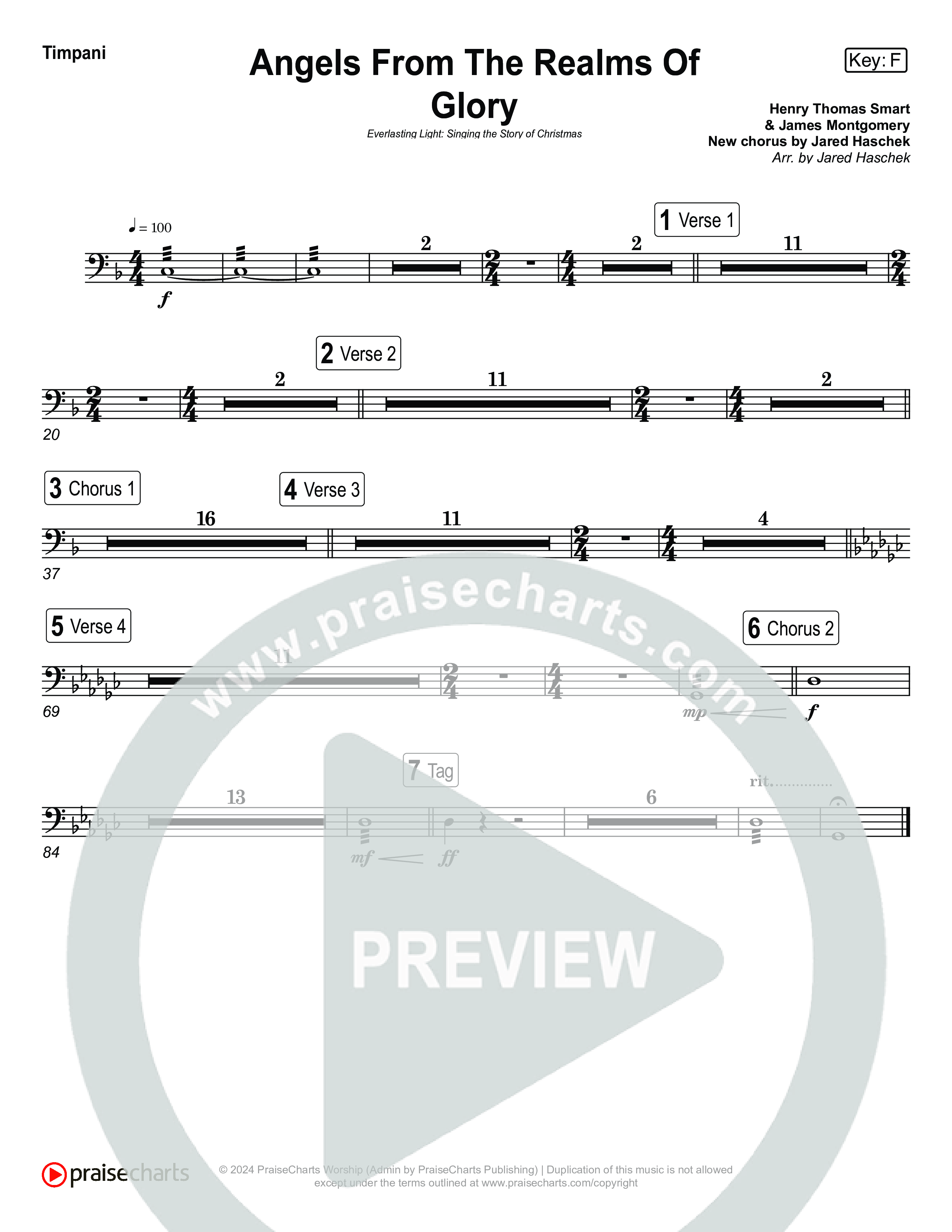 Angels From The Realms Of Glory (Live) Timpani (Museum Of The Bible / Indiana Wesleyan University Choir / Arr. Jared Haschek)