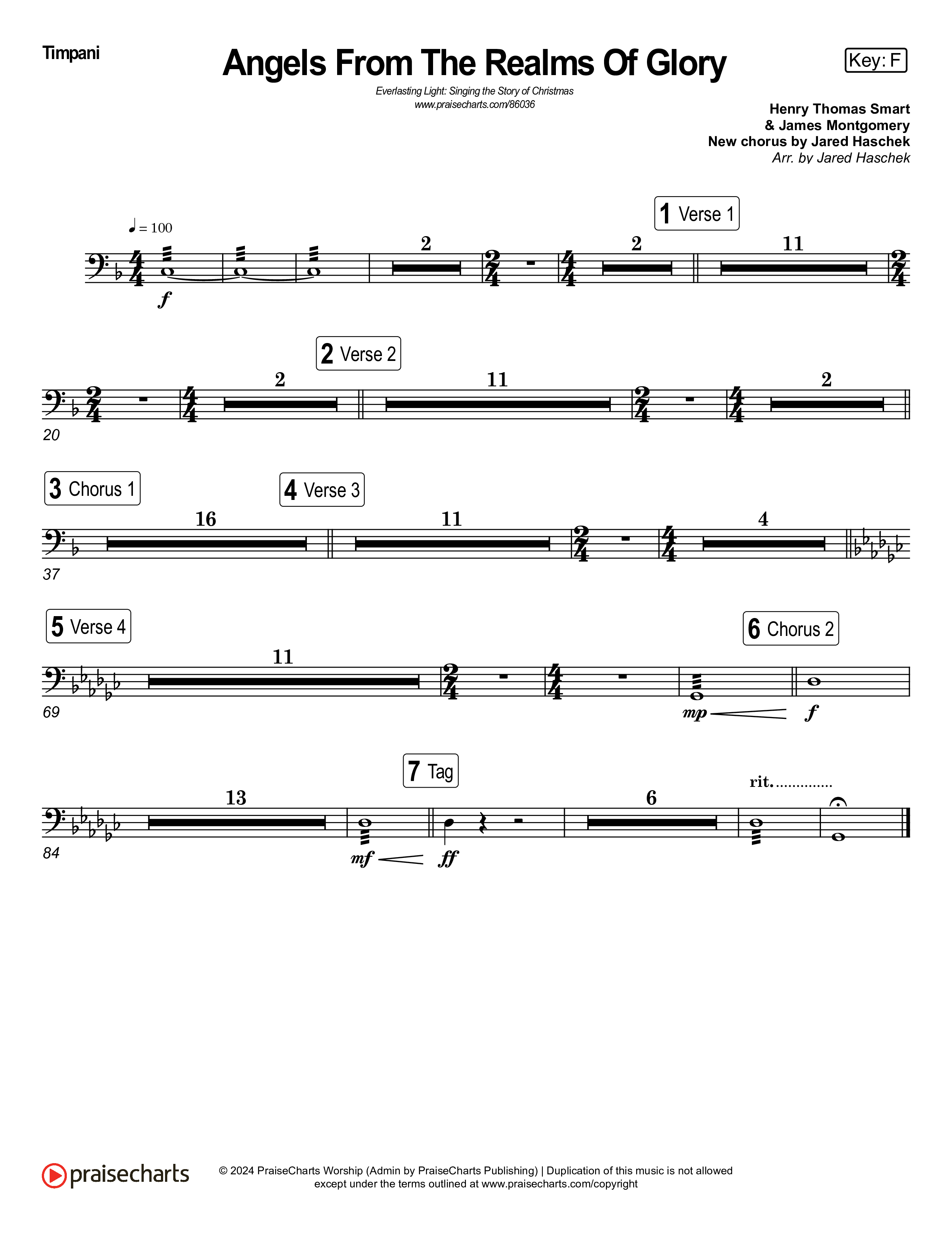 Angels From The Realms Of Glory (Live) Timpani (Museum Of The Bible / Indiana Wesleyan University Choir / Arr. Jared Haschek)