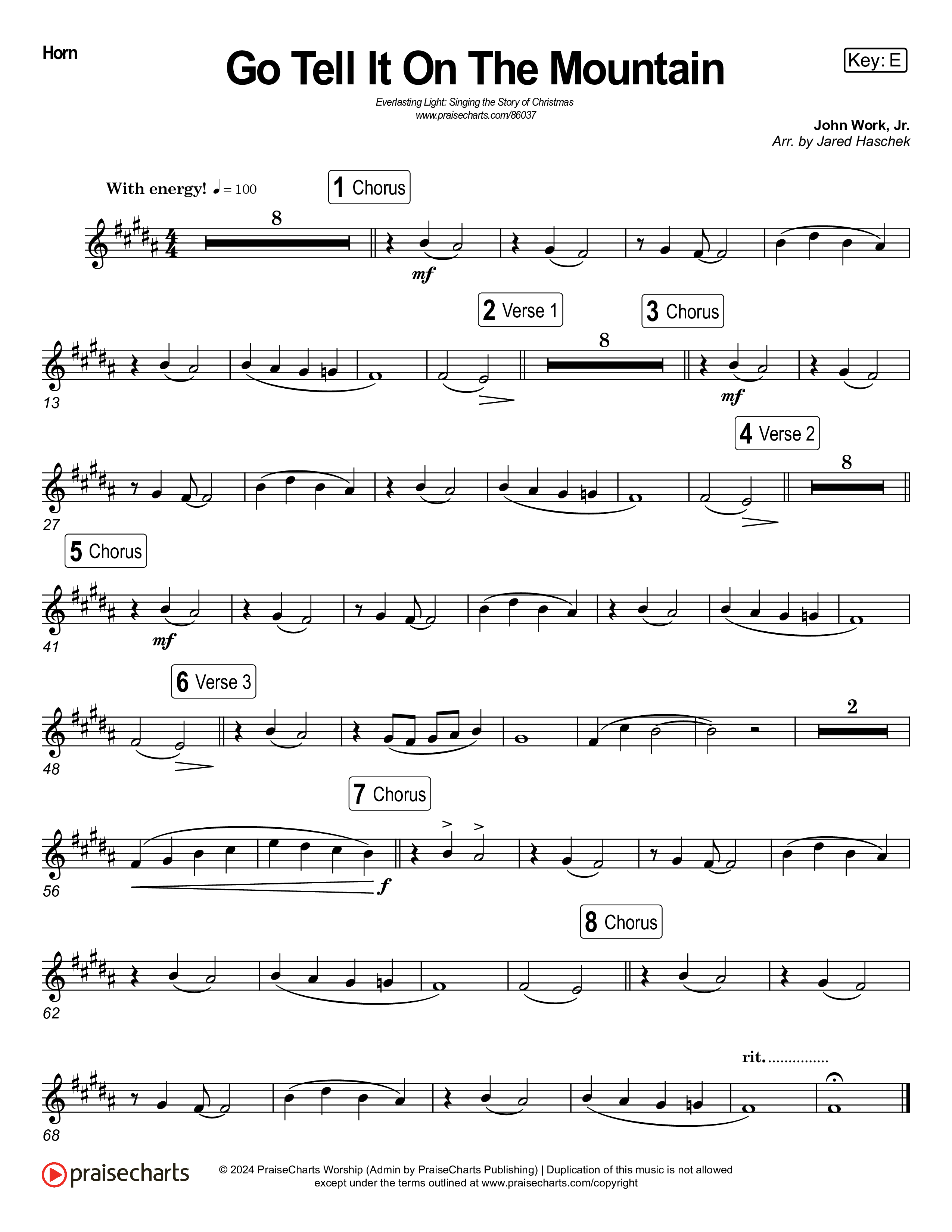 Go Tell It On The Mountain (Live) Brass Pack (Museum Of The Bible / Tasha Layton / Anthony Evans / Indiana Wesleyan University Choir / Arr. Jared Haschek)