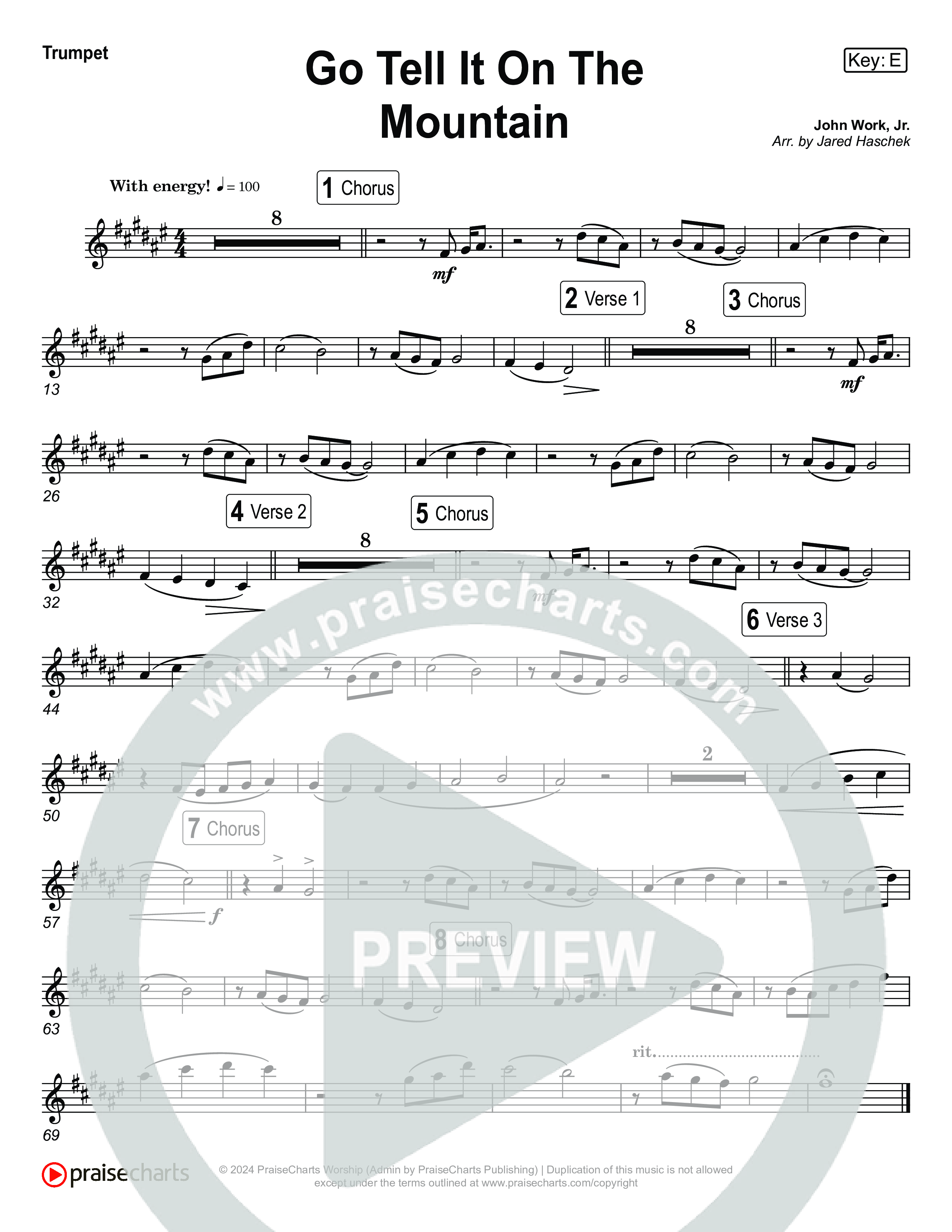 Go Tell It On The Mountain (Live) Brass Pack (Museum Of The Bible / Tasha Layton / Anthony Evans / Indiana Wesleyan University Choir / Arr. Jared Haschek)