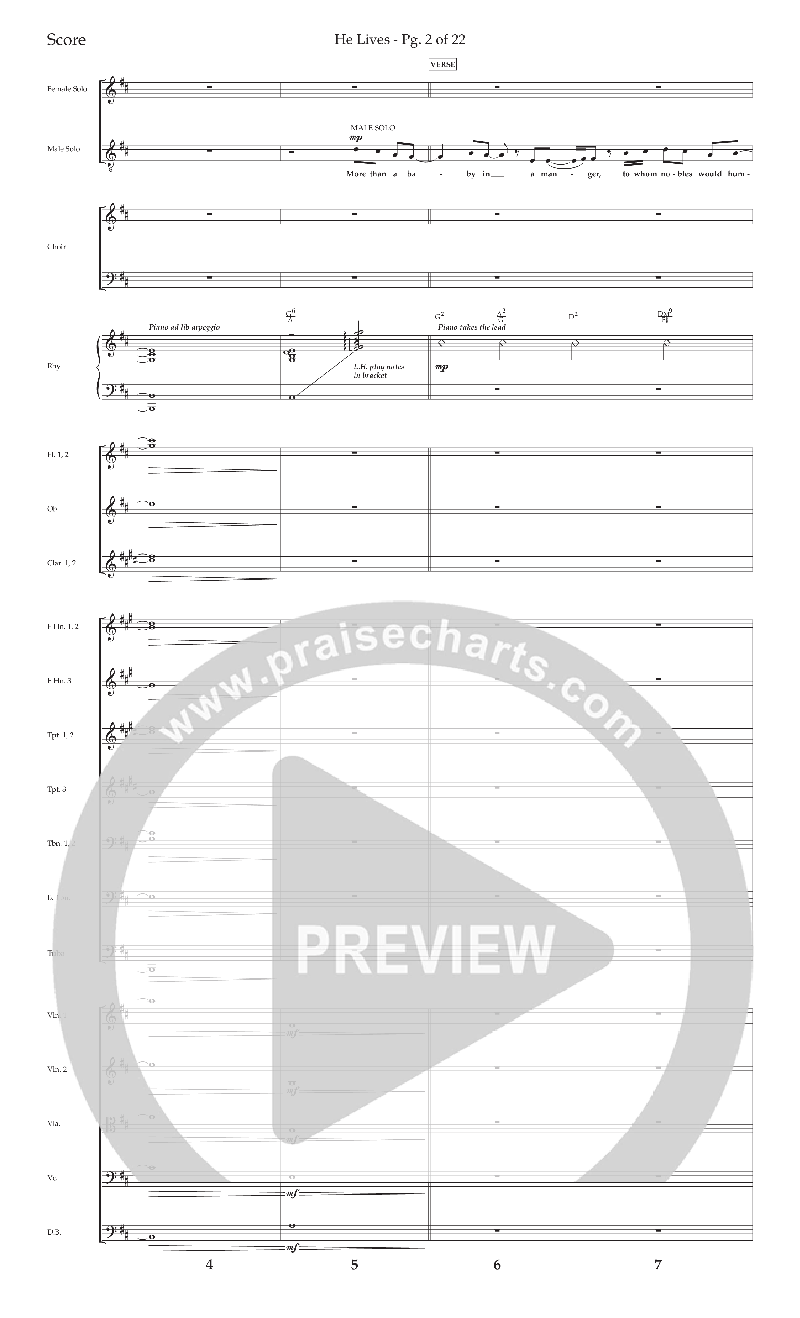 The Majesty Of Christmas (11 Song Choral Collection) Song 11 (Orchestration) (Lifeway Choral / Arr. Cliff Duren / Arr. David Wise)