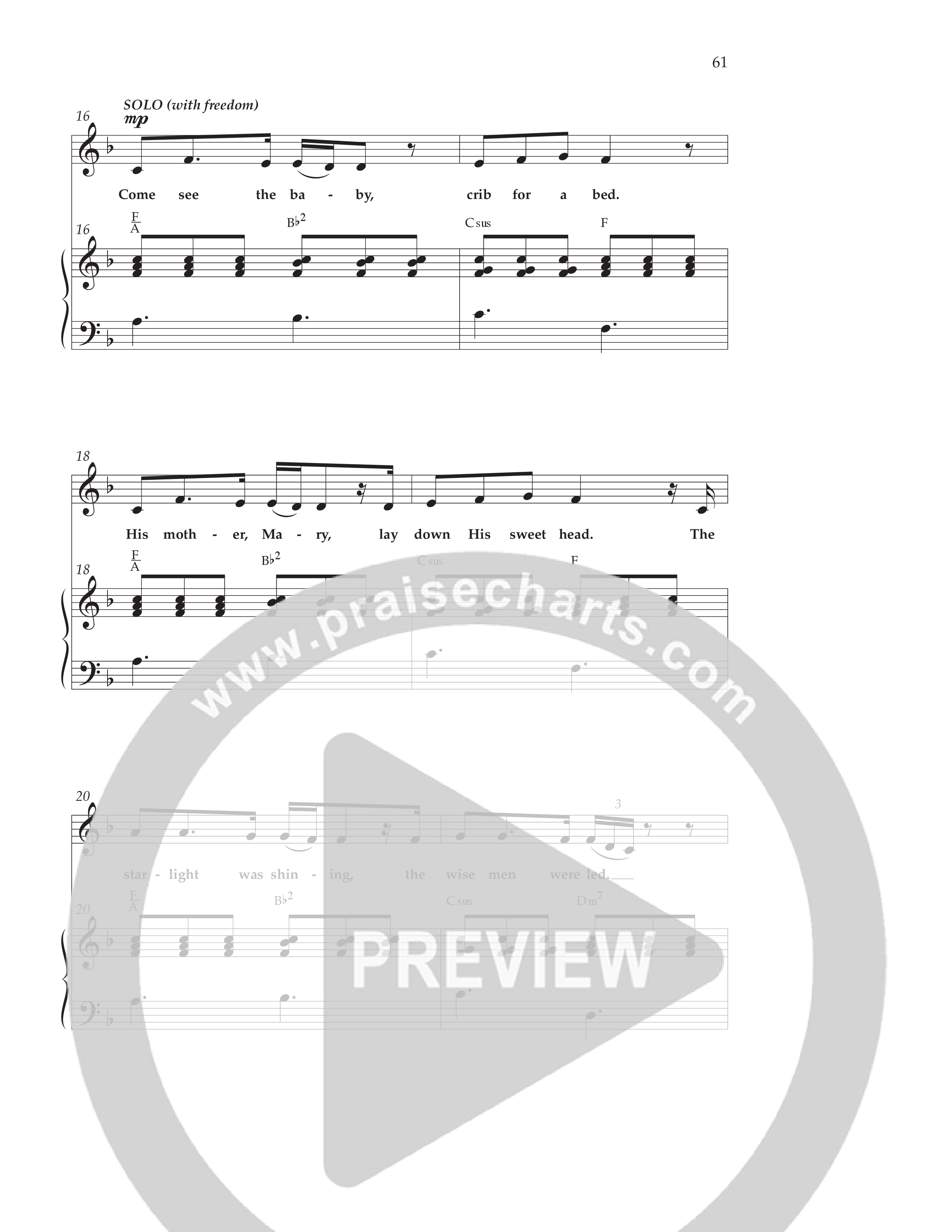 The Majesty Of Christmas (11 Song Choral Collection) Song 5 (Piano SATB) (Lifeway Choral / Arr. Cliff Duren / Arr. David Wise)