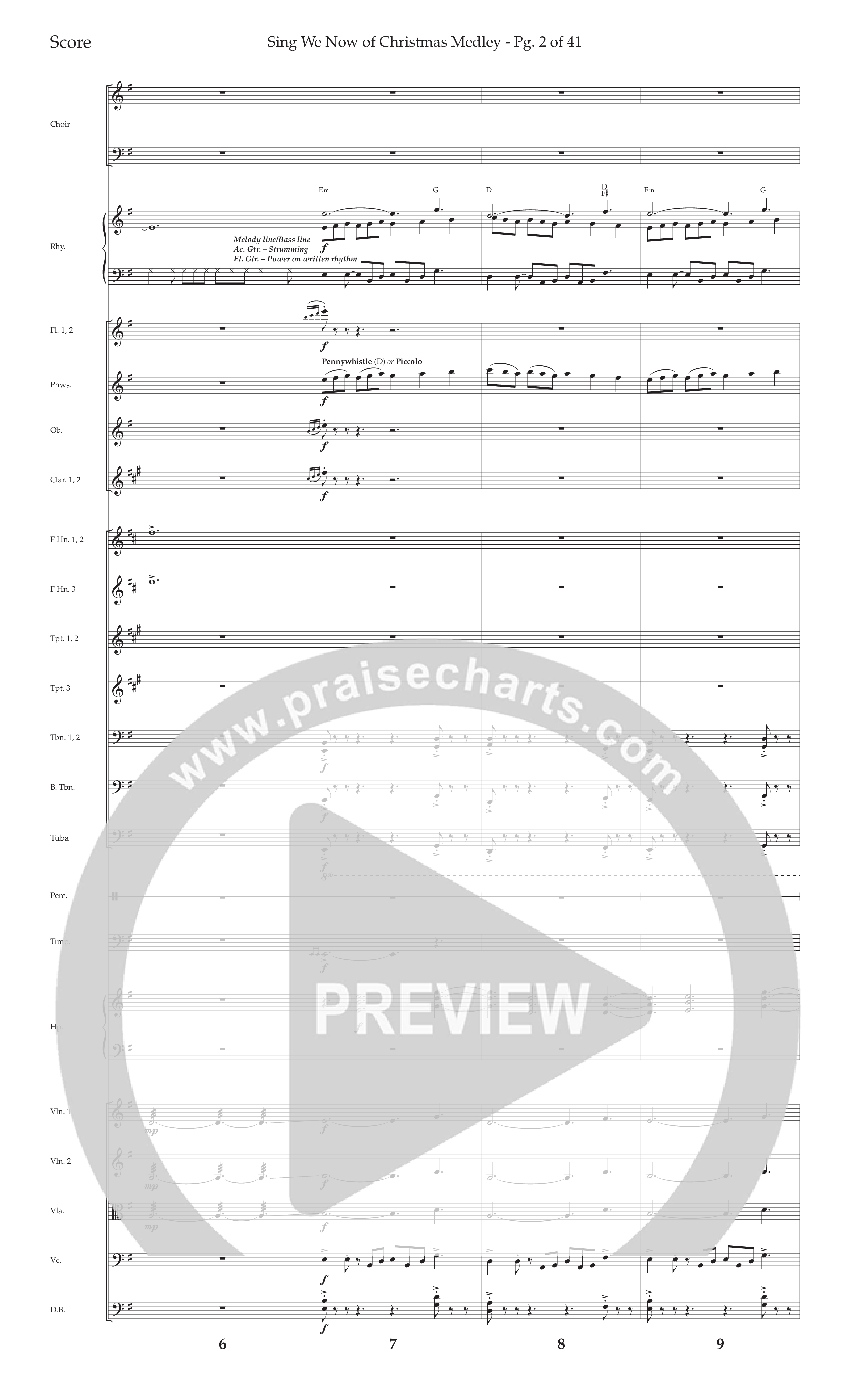 The Majesty Of Christmas (11 Song Choral Collection) Song 7 (Orchestration) (Lifeway Choral / Arr. Cliff Duren / Arr. David Wise)