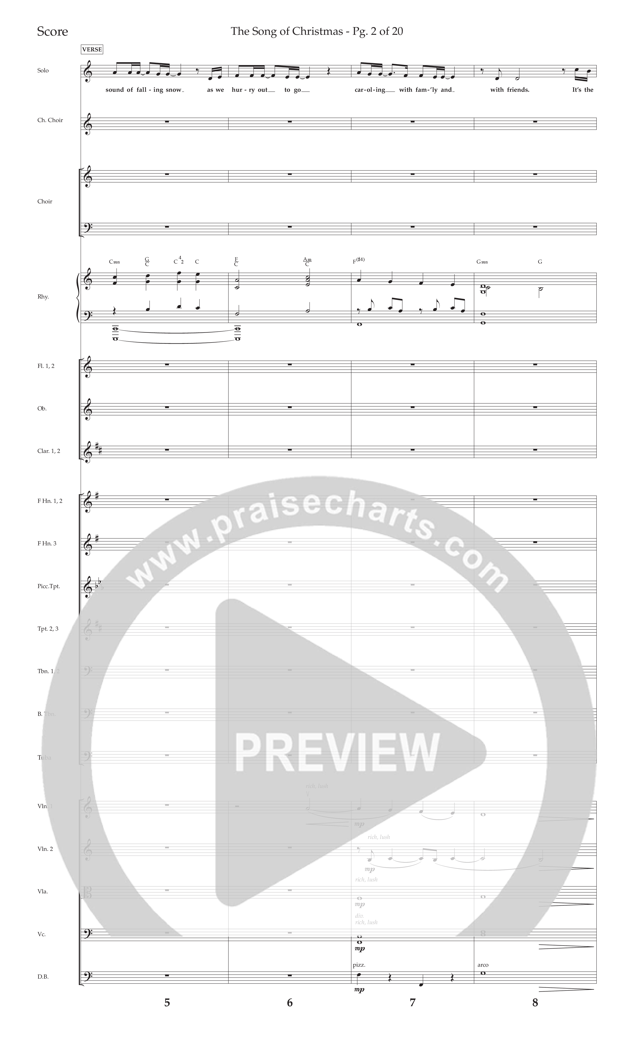 The Majesty Of Christmas (11 Song Choral Collection) Song 8 (Orchestration) (Lifeway Choral / Arr. Cliff Duren / Arr. David Wise)