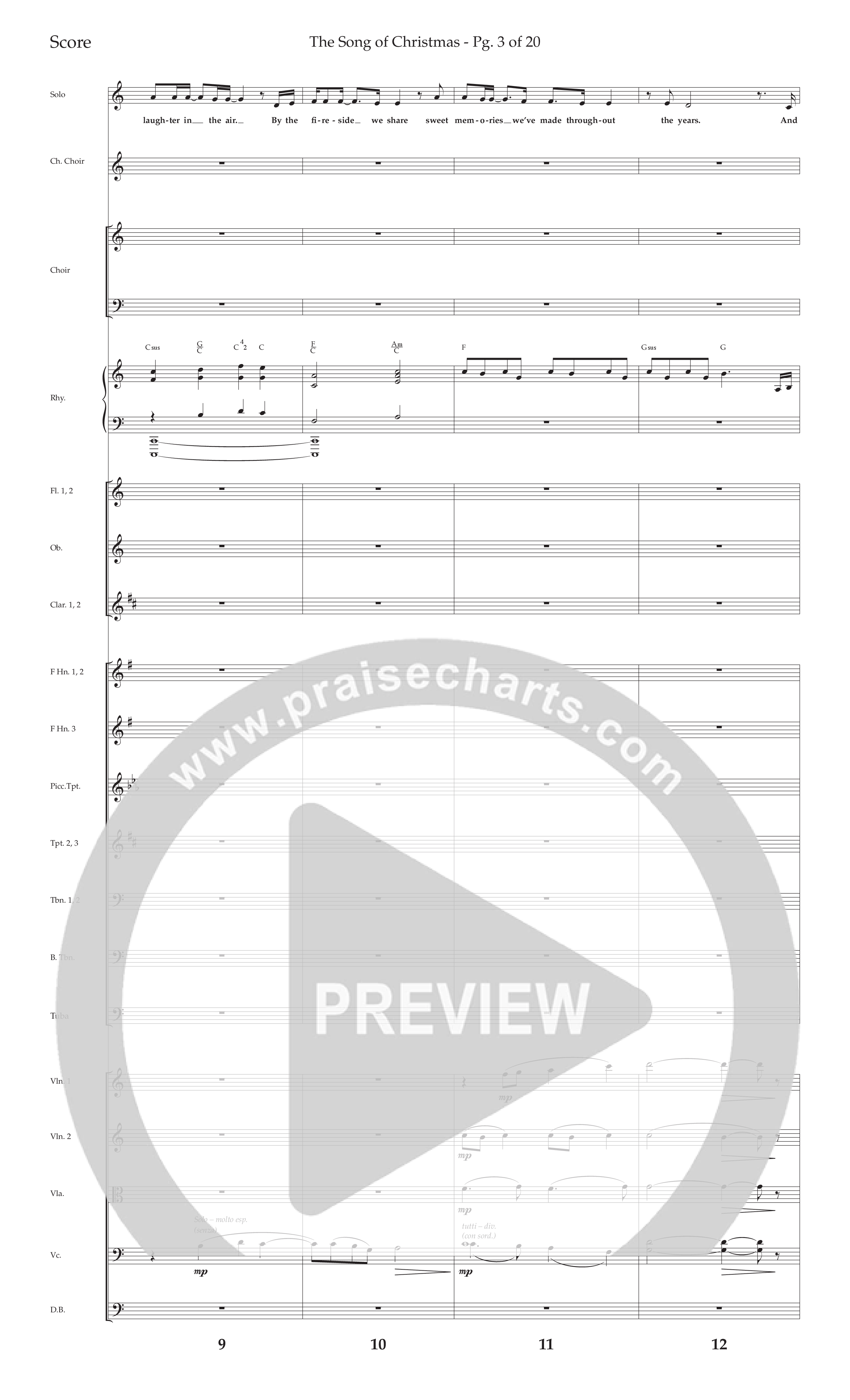 The Majesty Of Christmas (11 Song Choral Collection) Song 8 (Orchestration) (Lifeway Choral / Arr. Cliff Duren / Arr. David Wise)