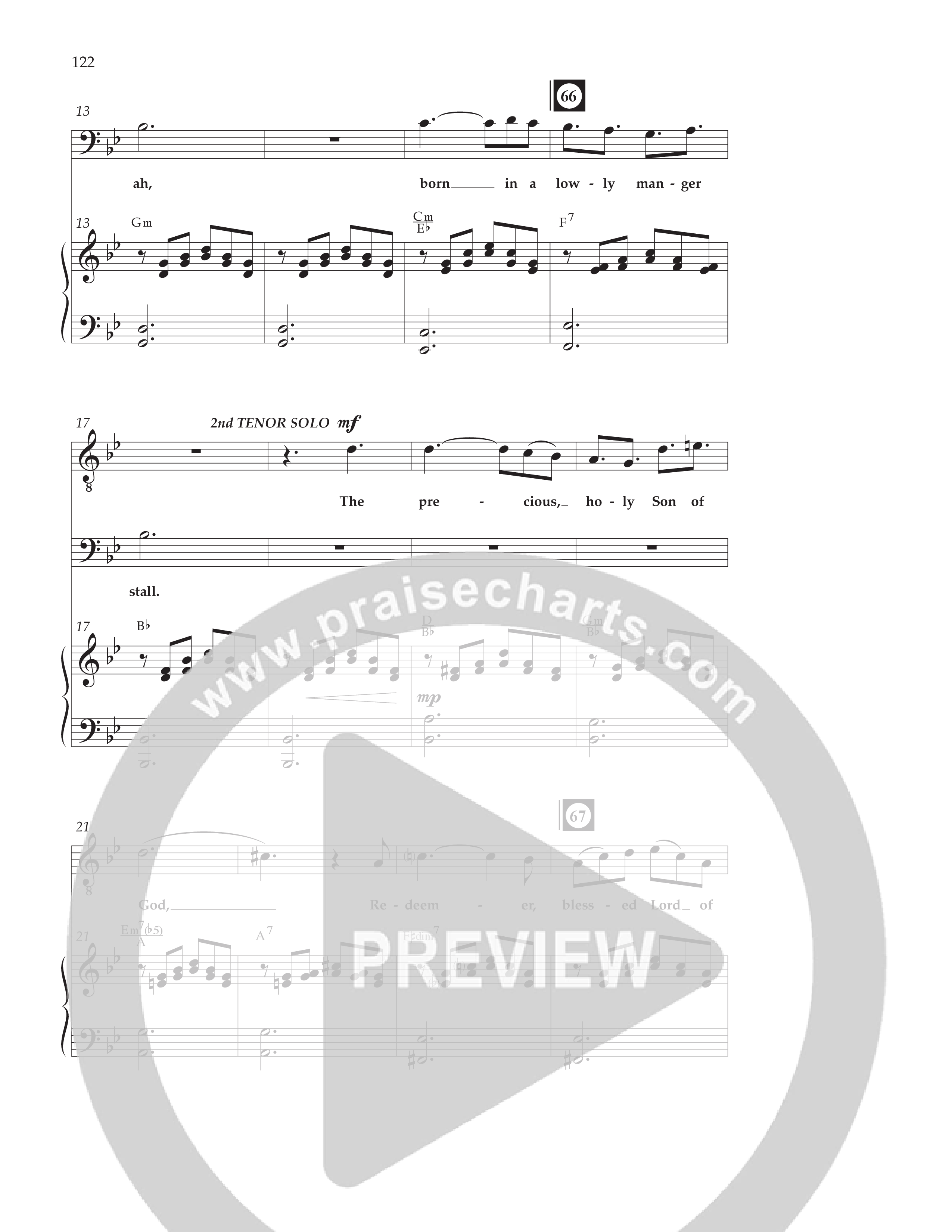 The Majesty Of Christmas (11 Song Choral Collection) Song 9 (Piano SATB) (Lifeway Choral / Arr. Cliff Duren / Arr. David Wise)