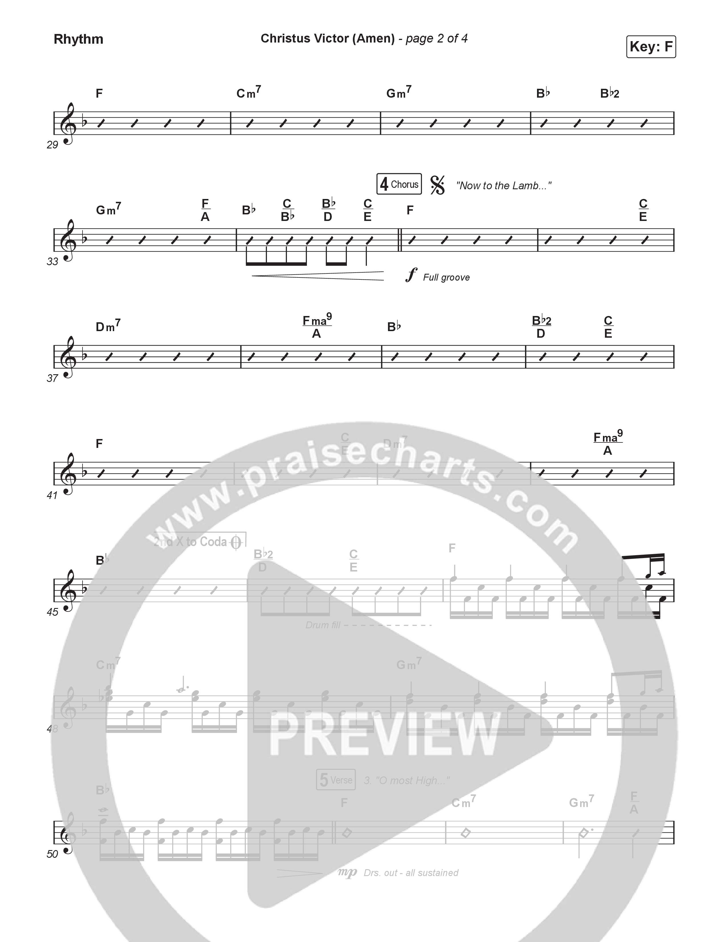 Christus Victor (Amen) (Sing It Now) Rhythm Pack (Keith & Kristyn Getty / Arr. Luke Gambill)