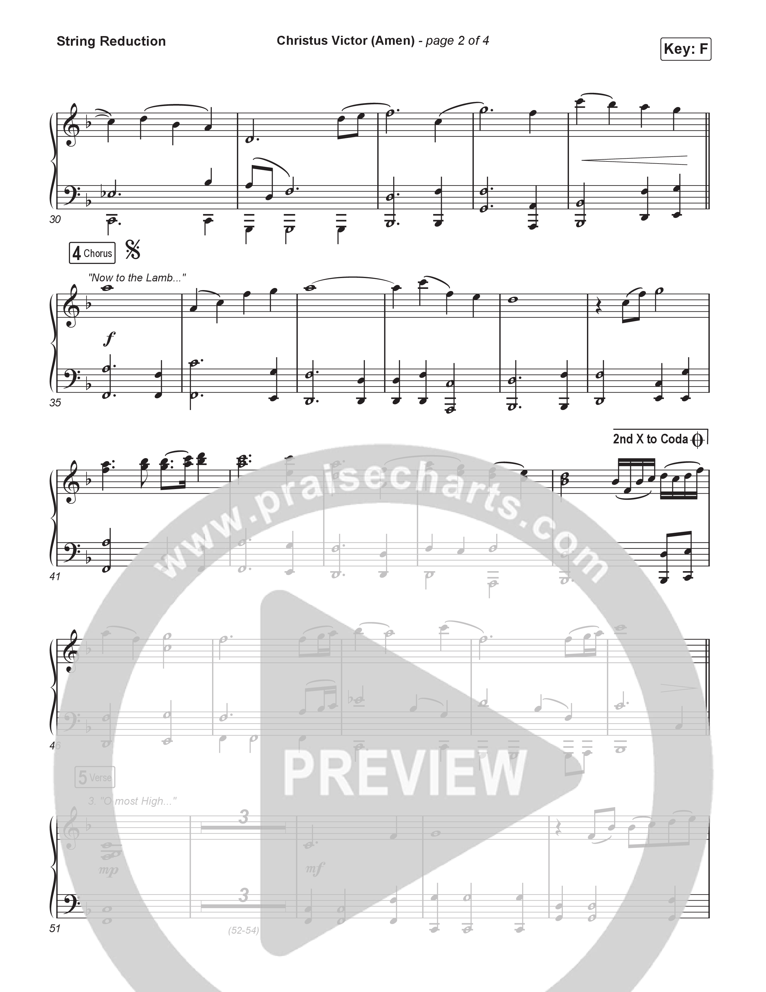 Christus Victor (Amen) (Sing It Now) String Reduction (Keith & Kristyn Getty / Arr. Luke Gambill)