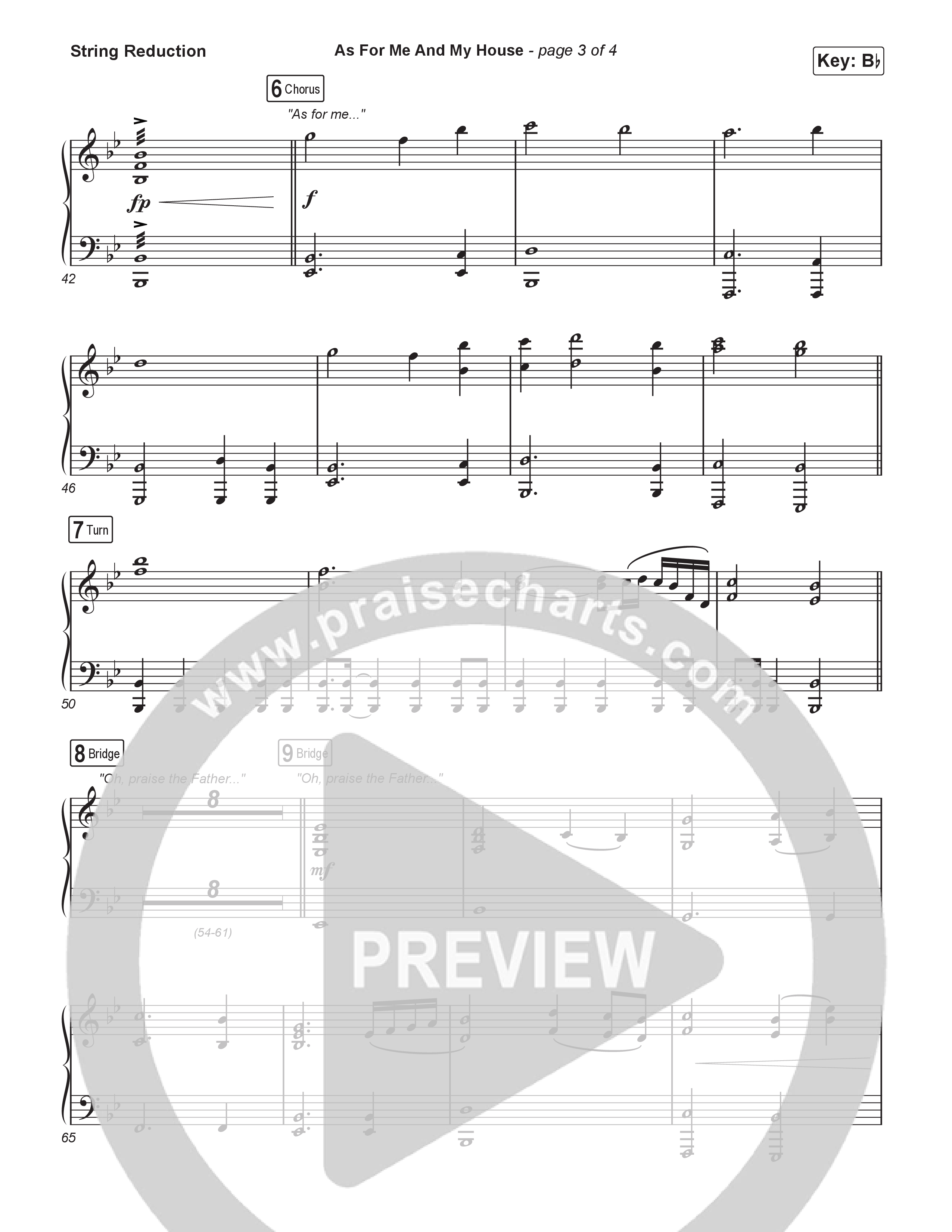 As For Me And My House (Worship Choir/SAB) String Reduction (Keith & Kristyn Getty / Cochren & Co / Arr. Luke Gambill)