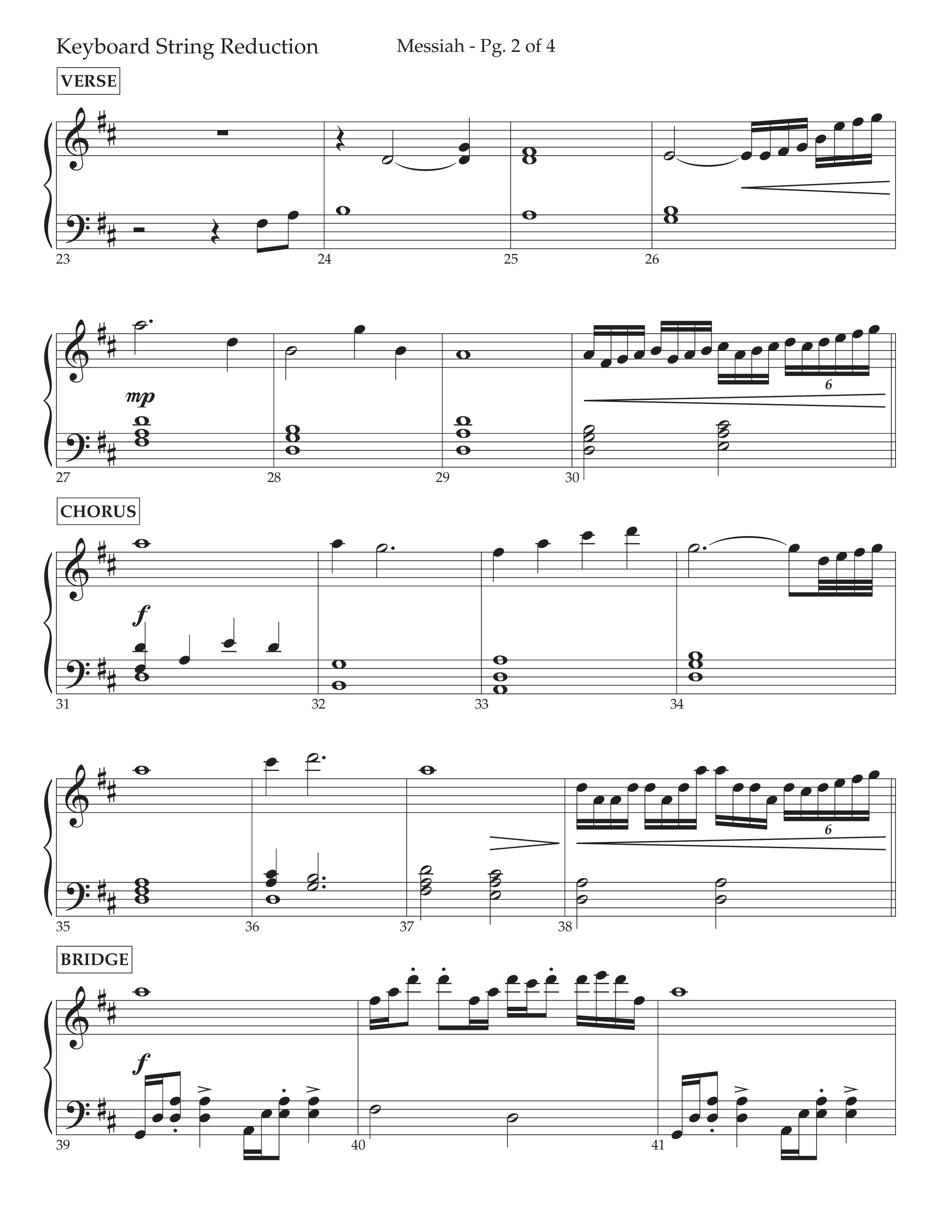 Messiah (Choral Anthem SATB) String Reduction (Lifeway Choral / Arr. David Wise / Orch. Bradley Knight)