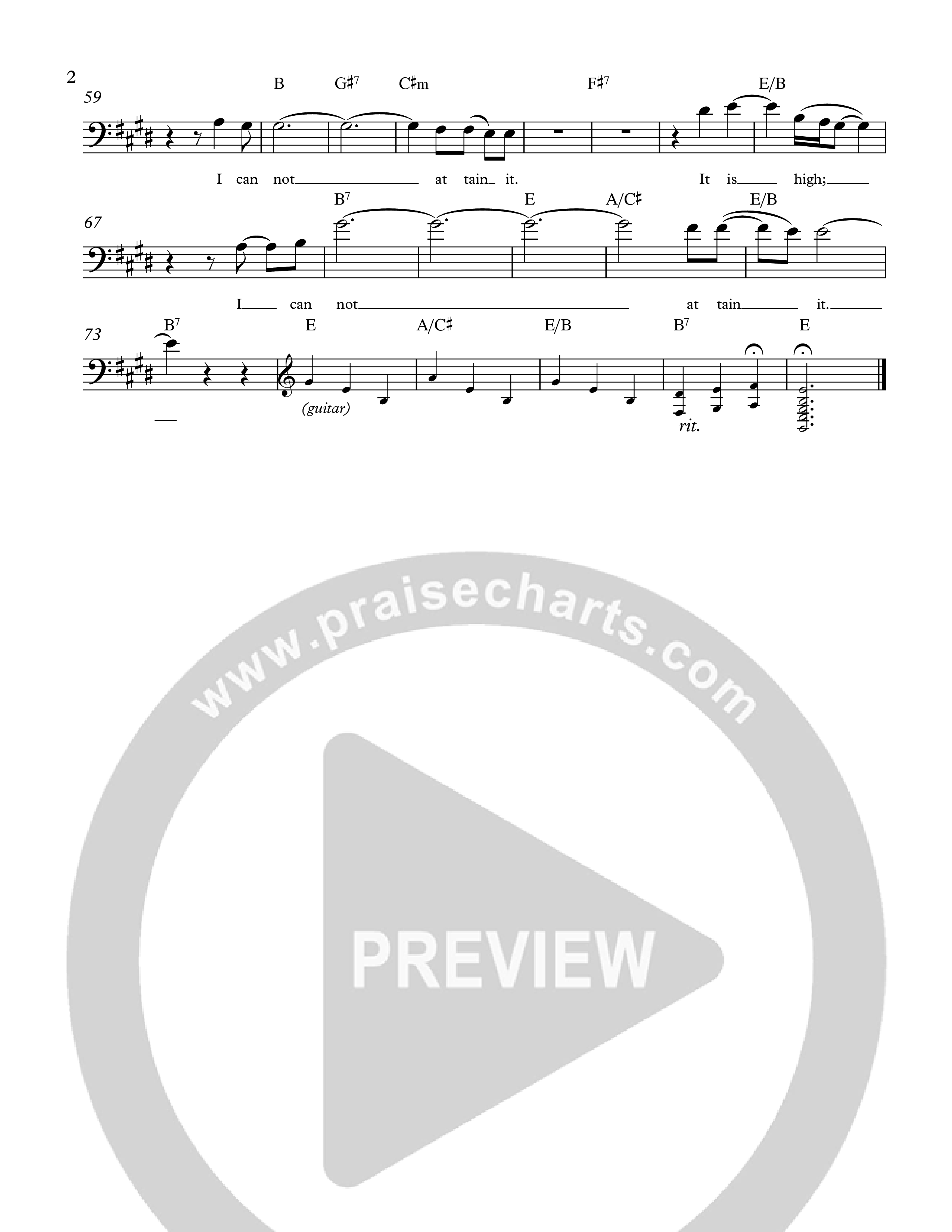 Psalm 139:1-6 Lead Sheet Melody (The Corner Room)