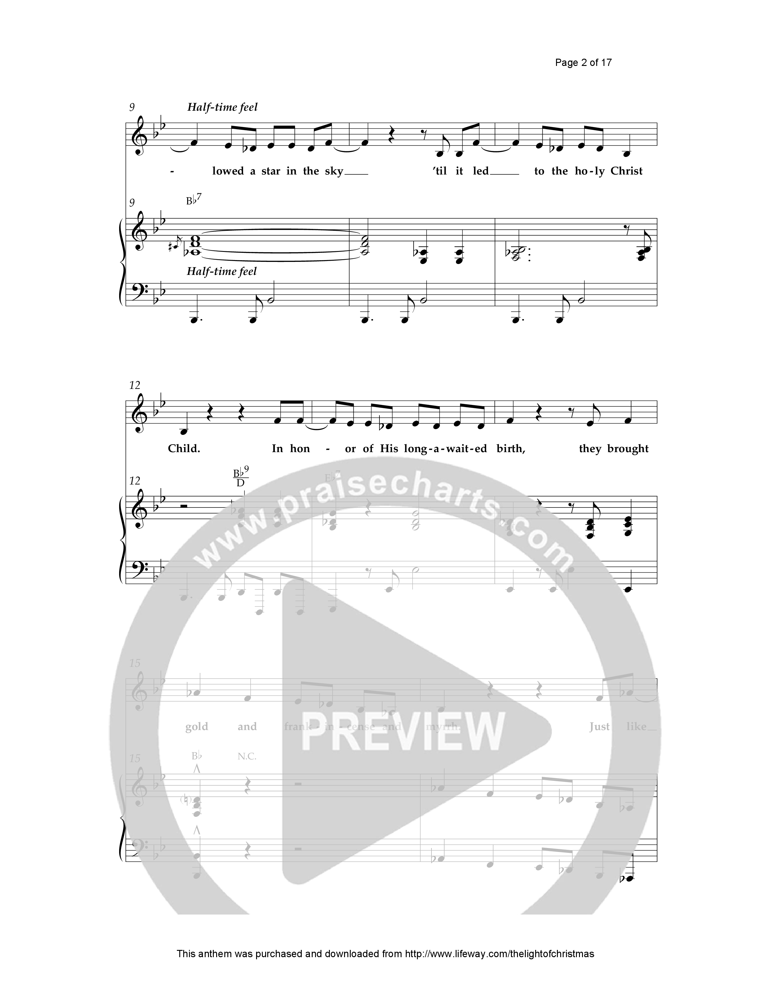 Wise Men Still Seek Him (Choral Anthem SATB) Anthem (SATB/Piano) (Lifeway Choral / Arr. Cliff Duren)