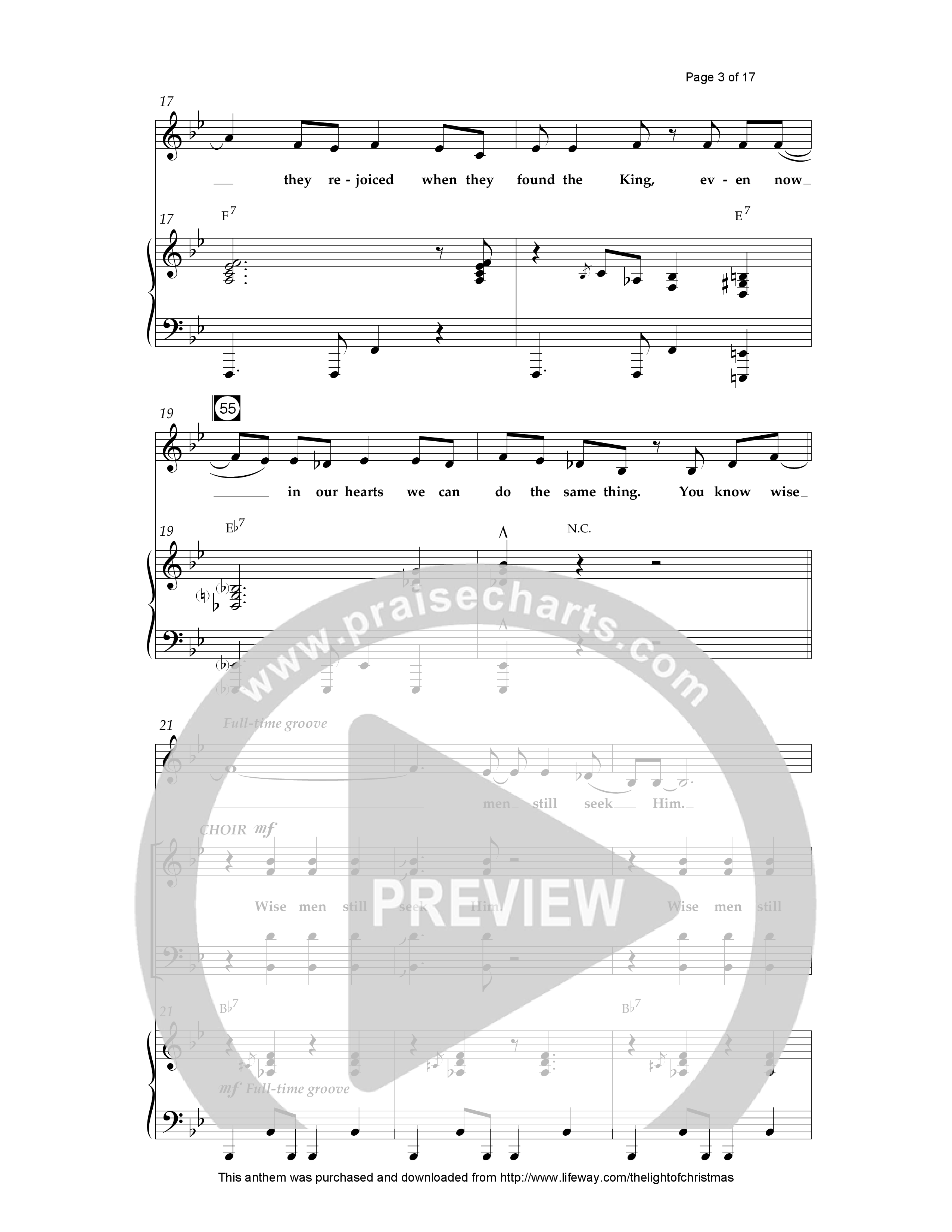 Wise Men Still Seek Him (Choral Anthem SATB) Anthem (SATB/Piano) (Lifeway Choral / Arr. Cliff Duren)