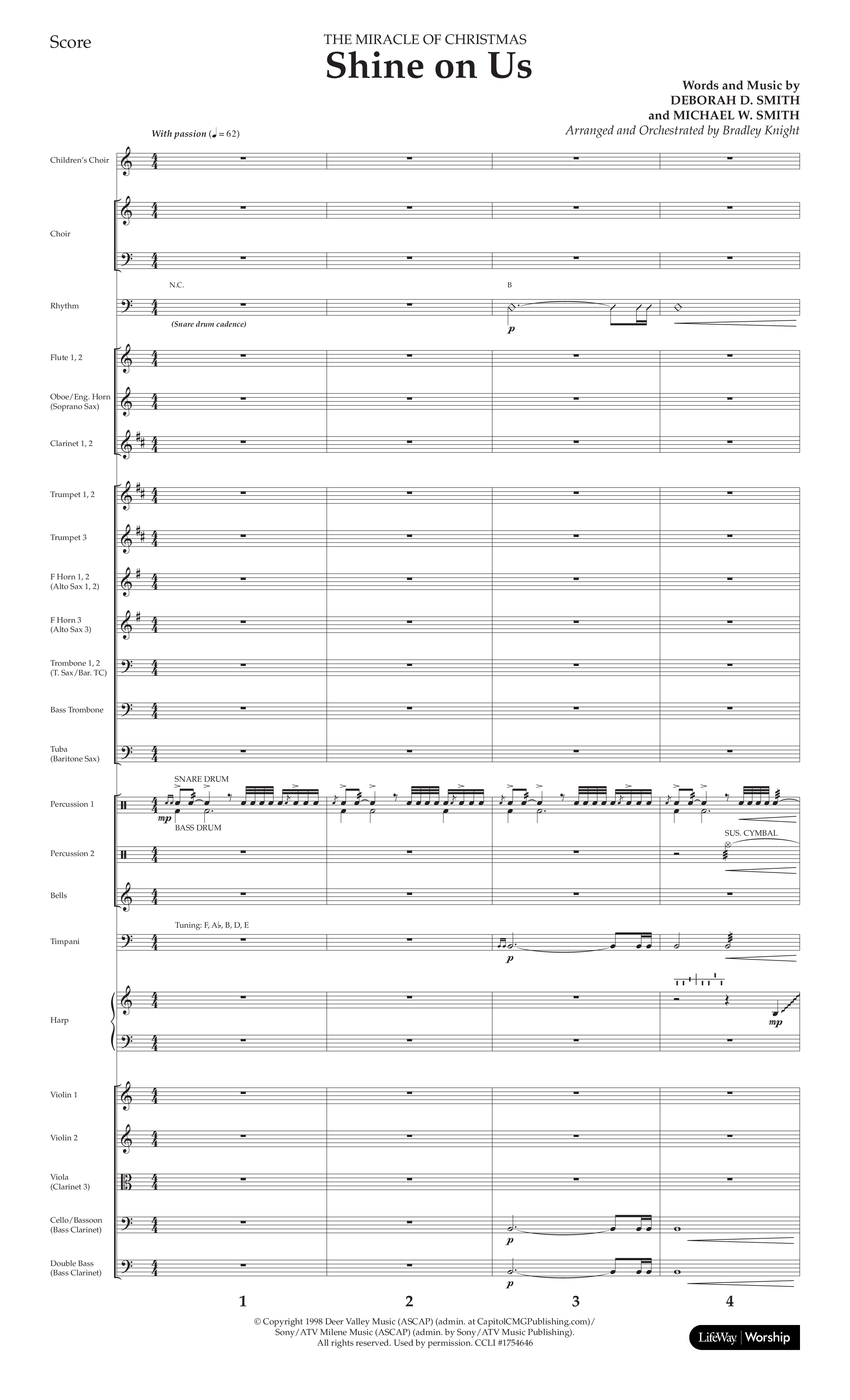 The Miracle Of Christmas (12 Song Choral Collection) Song 3 (Orchestration) (Lifeway Choral / Arr. Bradley Knight / Arr. David Shipps / Arr. David Wise / Arr. Cody McVey)