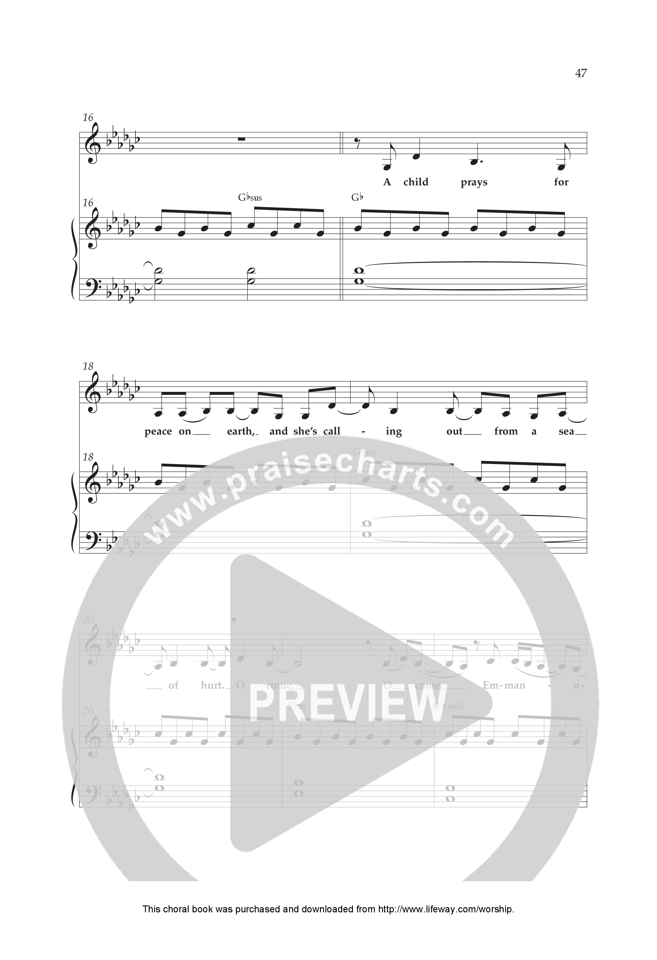 The Miracle Of Christmas (12 Song Choral Collection) Song 4 (Piano SATB) (Lifeway Choral / Arr. Bradley Knight / Arr. David Shipps / Arr. David Wise / Arr. Cody McVey)