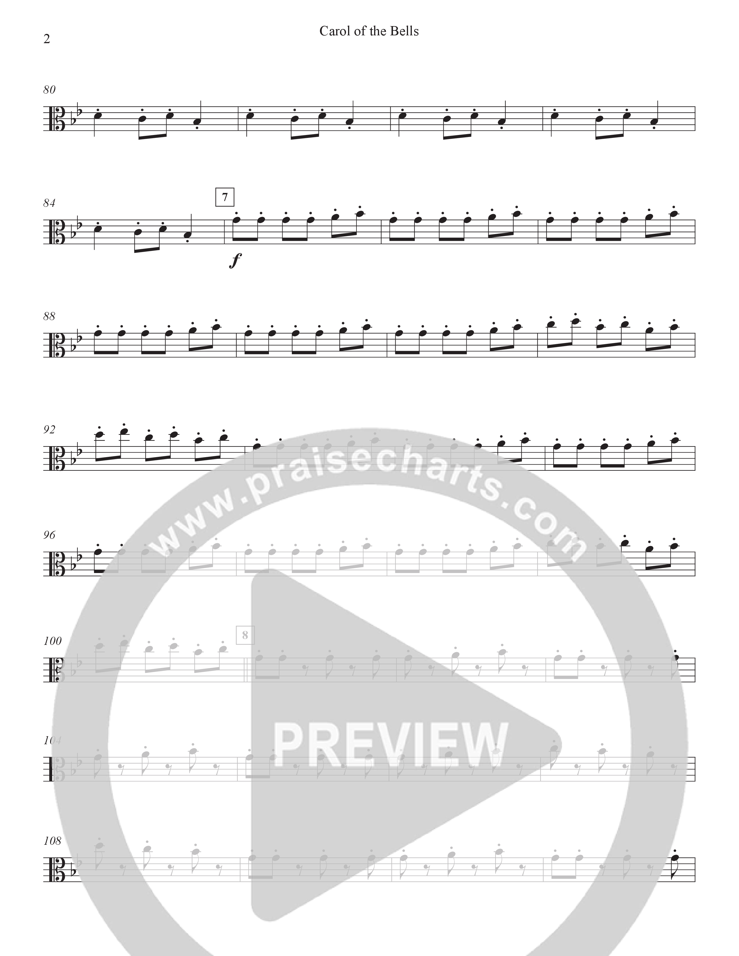 Carol Of The Bells (10th Anniversary Edition) Viola (Tommee Profitt)