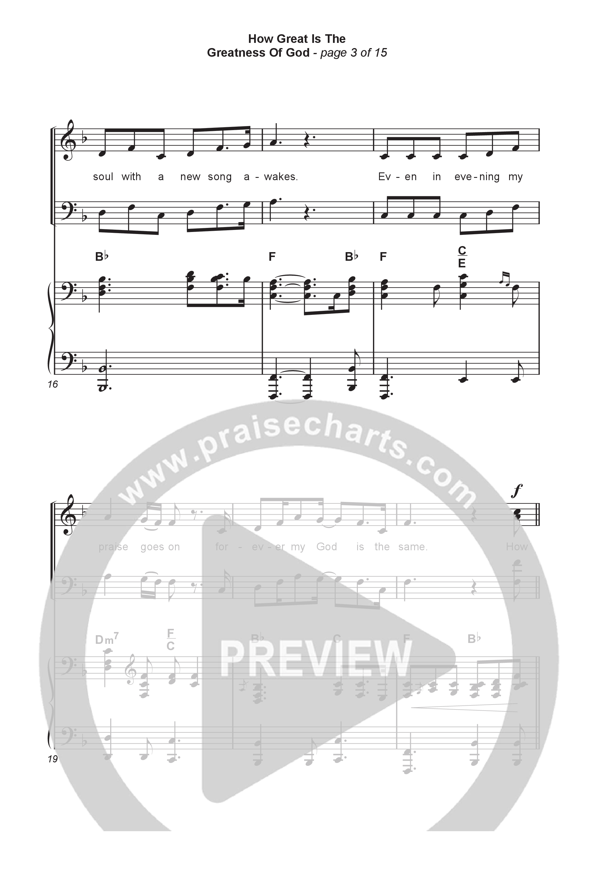 How Great Is The Greatness Of God (Choral Anthem SATB) Octavo (SATB & Pno) (Keith & Kristyn Getty / Matt Boswell / Matt Papa / Bryan Fowler / Arr. Luke Gambill)