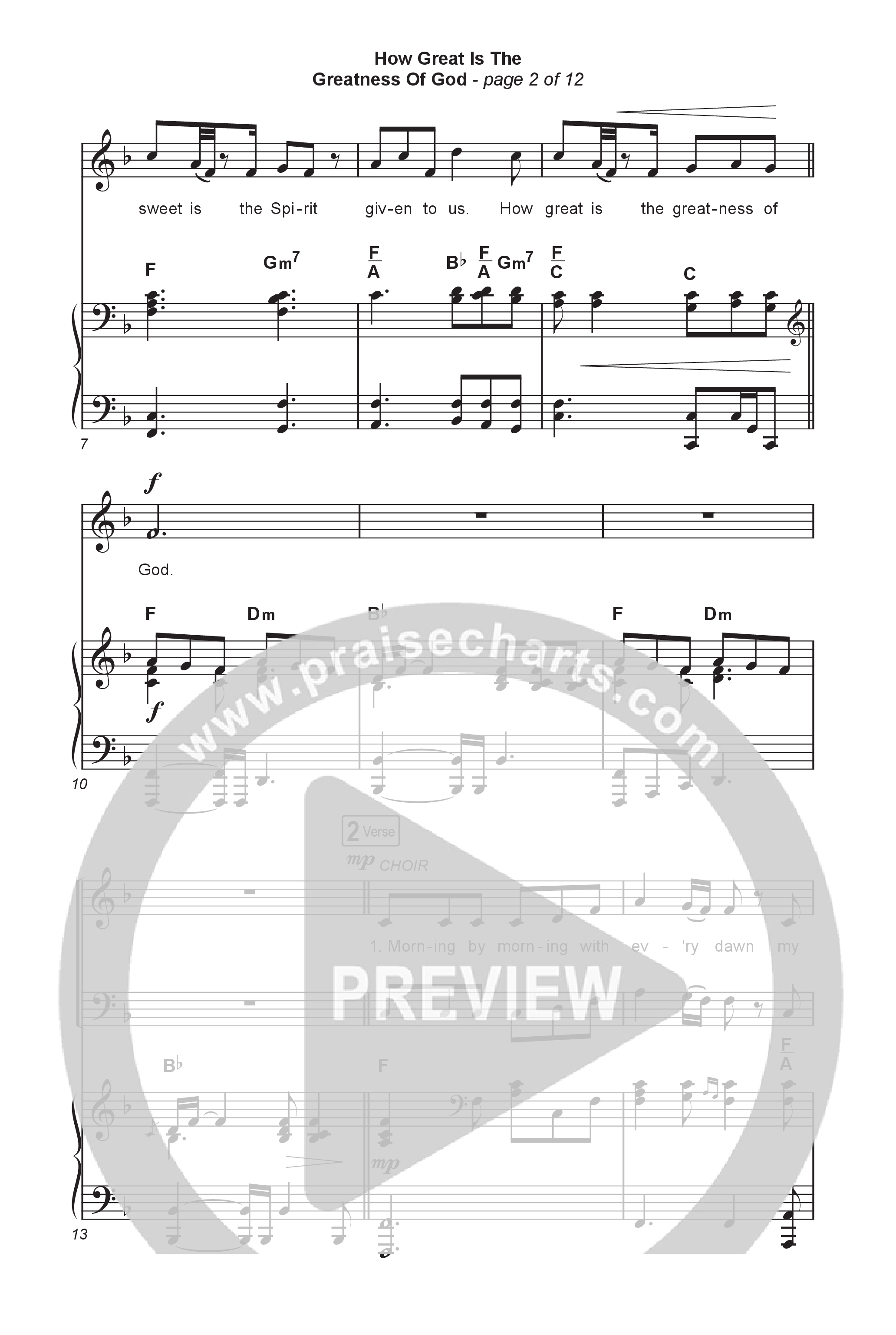 How Great Is The Greatness Of God (Worship Choir/SAB) Octavo (SAB & Pno) (Keith & Kristyn Getty / Matt Boswell / Matt Papa / Bryan Fowler / Arr. Luke Gambill)