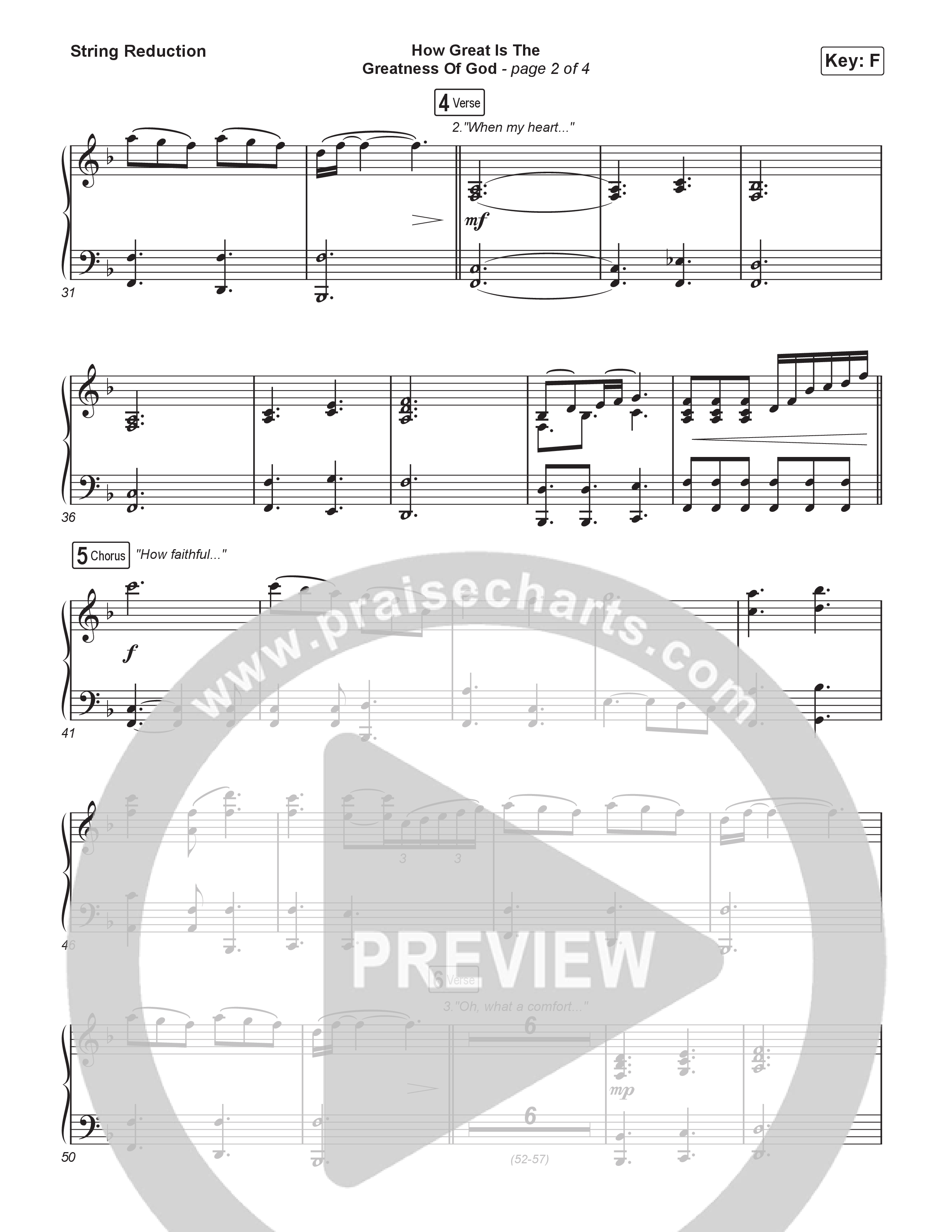 How Great Is The Greatness Of God (Worship Choir/SAB) String Reduction (Keith & Kristyn Getty / Matt Boswell / Matt Papa / Bryan Fowler / Arr. Luke Gambill)