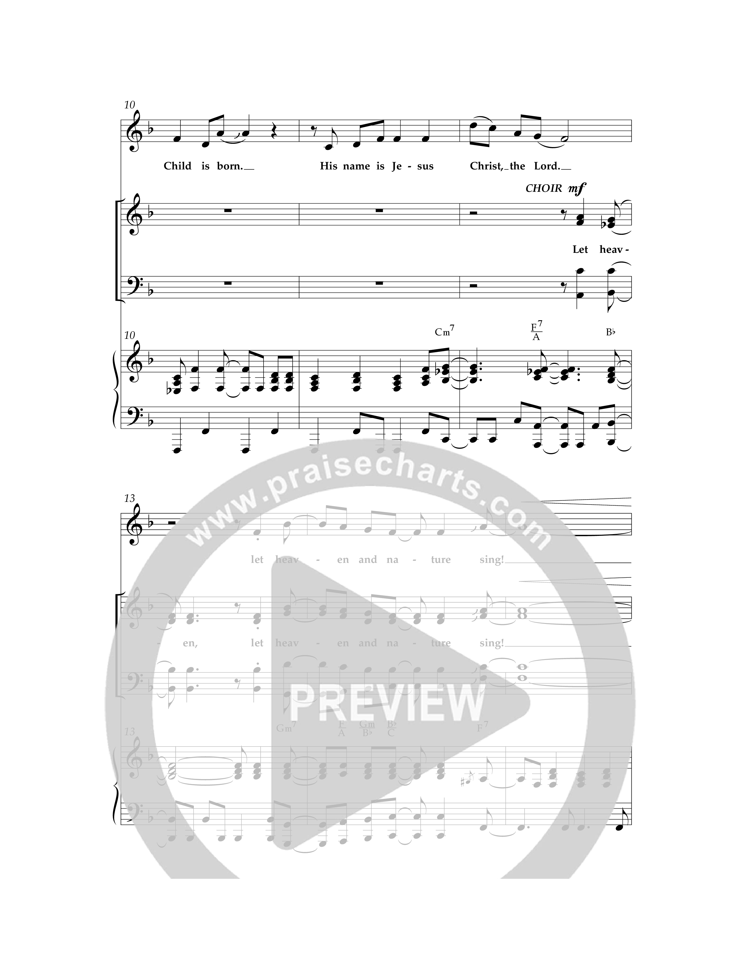 The Song Of Christmas (11 Song Choral Collection) Song 4 (Piano SATB) (Lifeway Choral / Arr. Cliff Duren)
