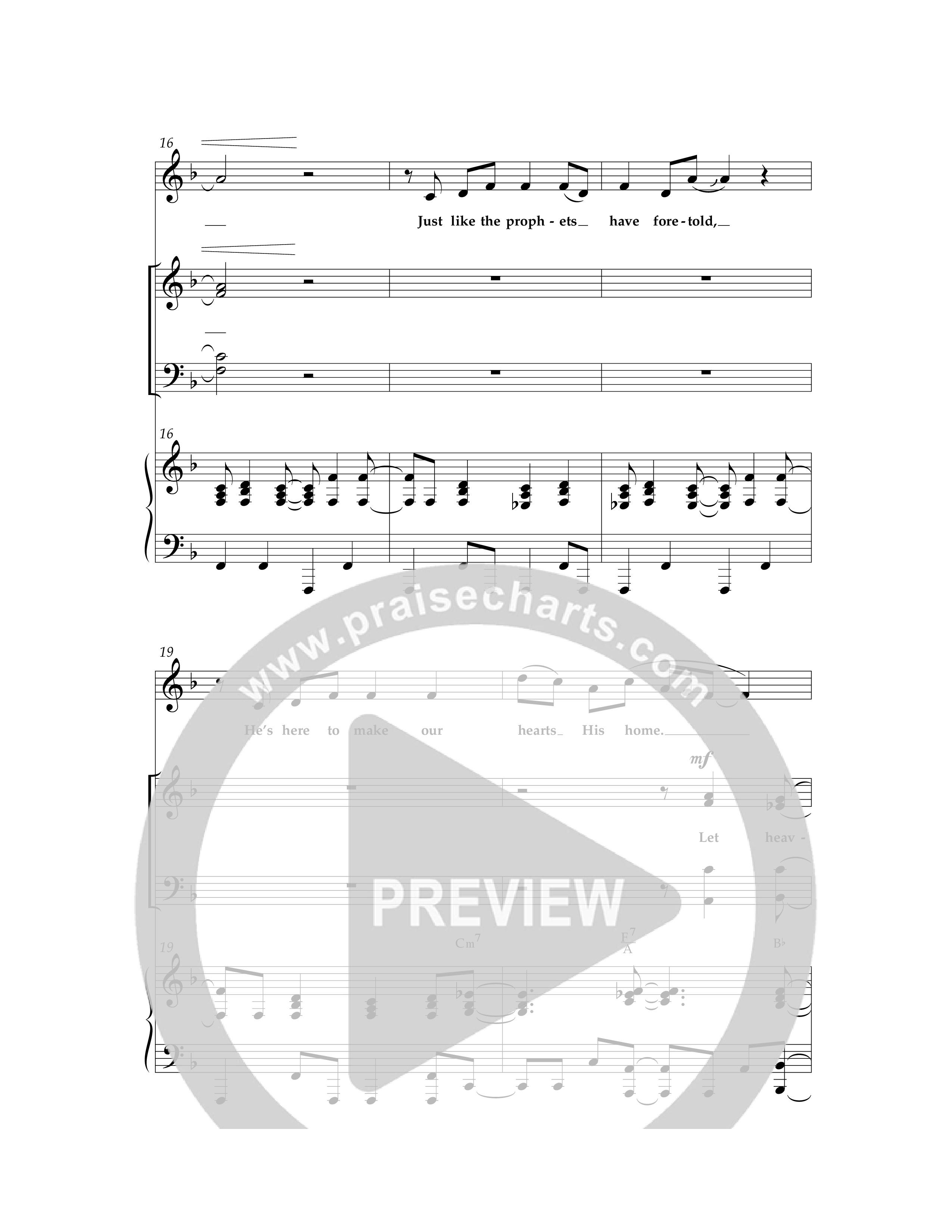 The Song Of Christmas (11 Song Choral Collection) Song 4 (Piano SATB) (Lifeway Choral / Arr. Cliff Duren)