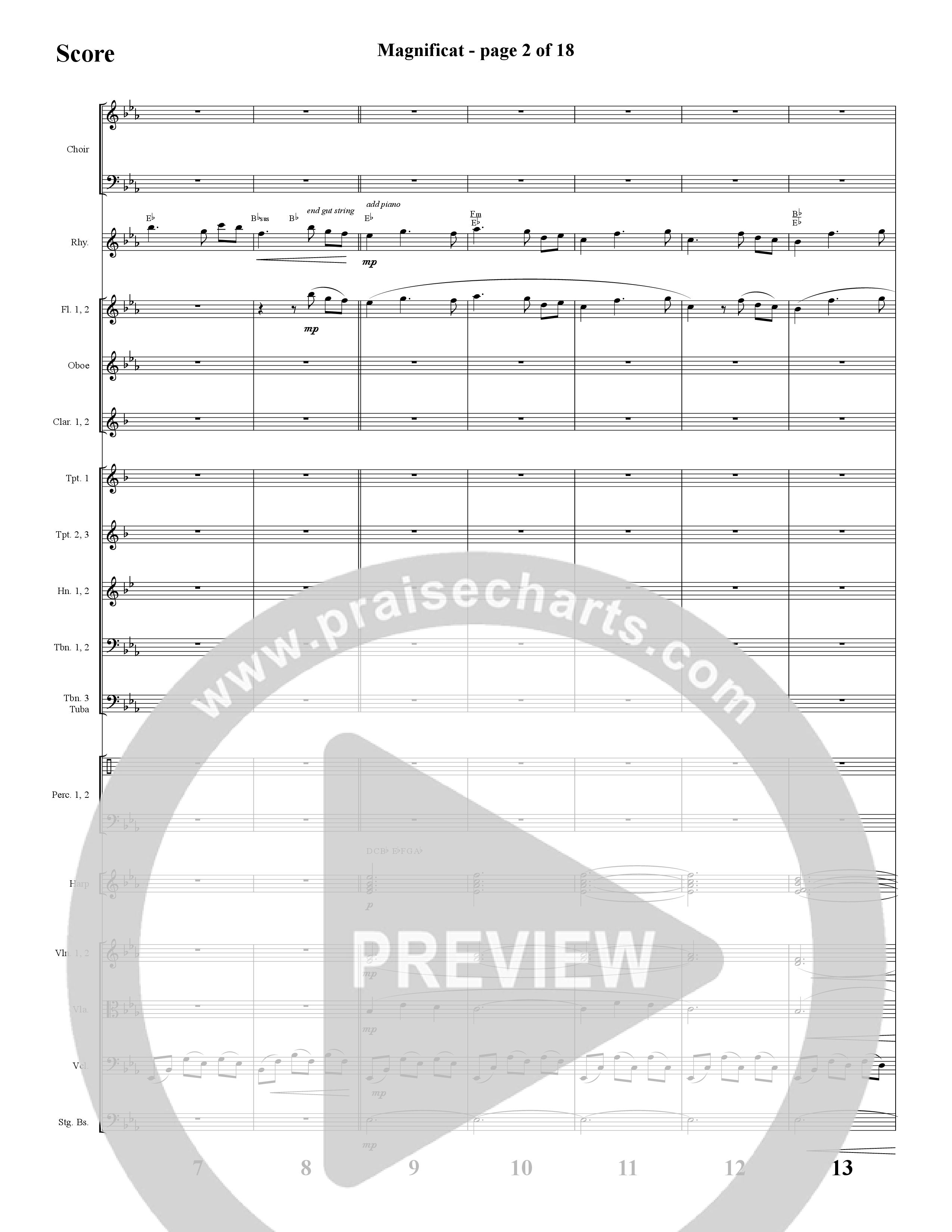 The Song Of Christmas (11 Song Choral Collection) Song 5 (Orchestration) (Lifeway Choral / Arr. Cliff Duren)