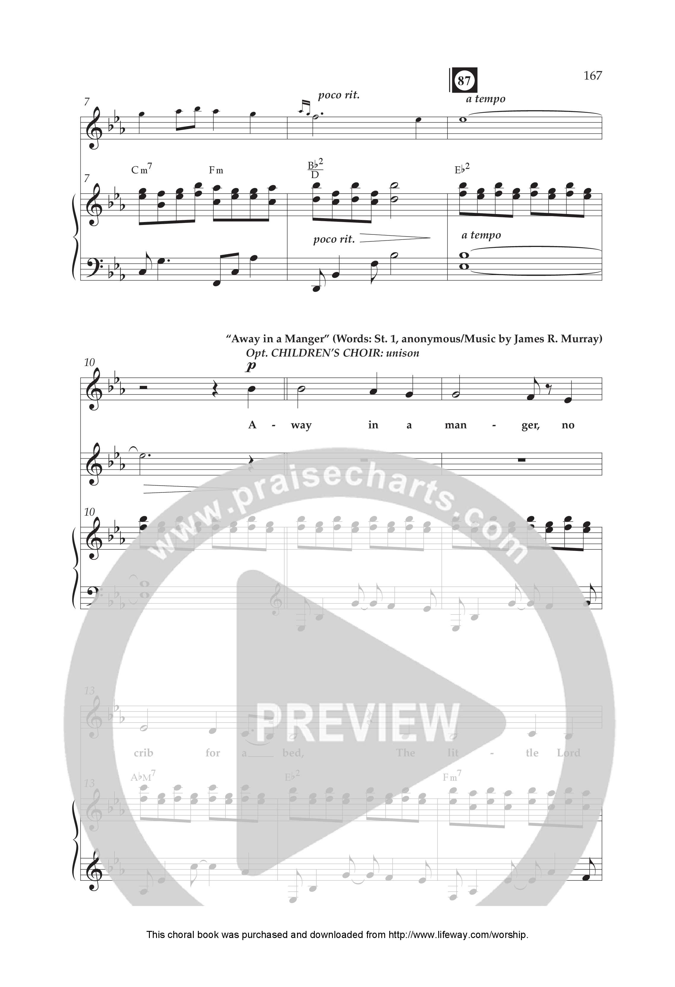 What Can I Give Him (with Away In A Manger, Sweet Holy Child, Redeemer and Savior) (Choral Anthem SATB) Anthem (SATB/Piano) (Lifeway Choral / Arr. Cody McVey)