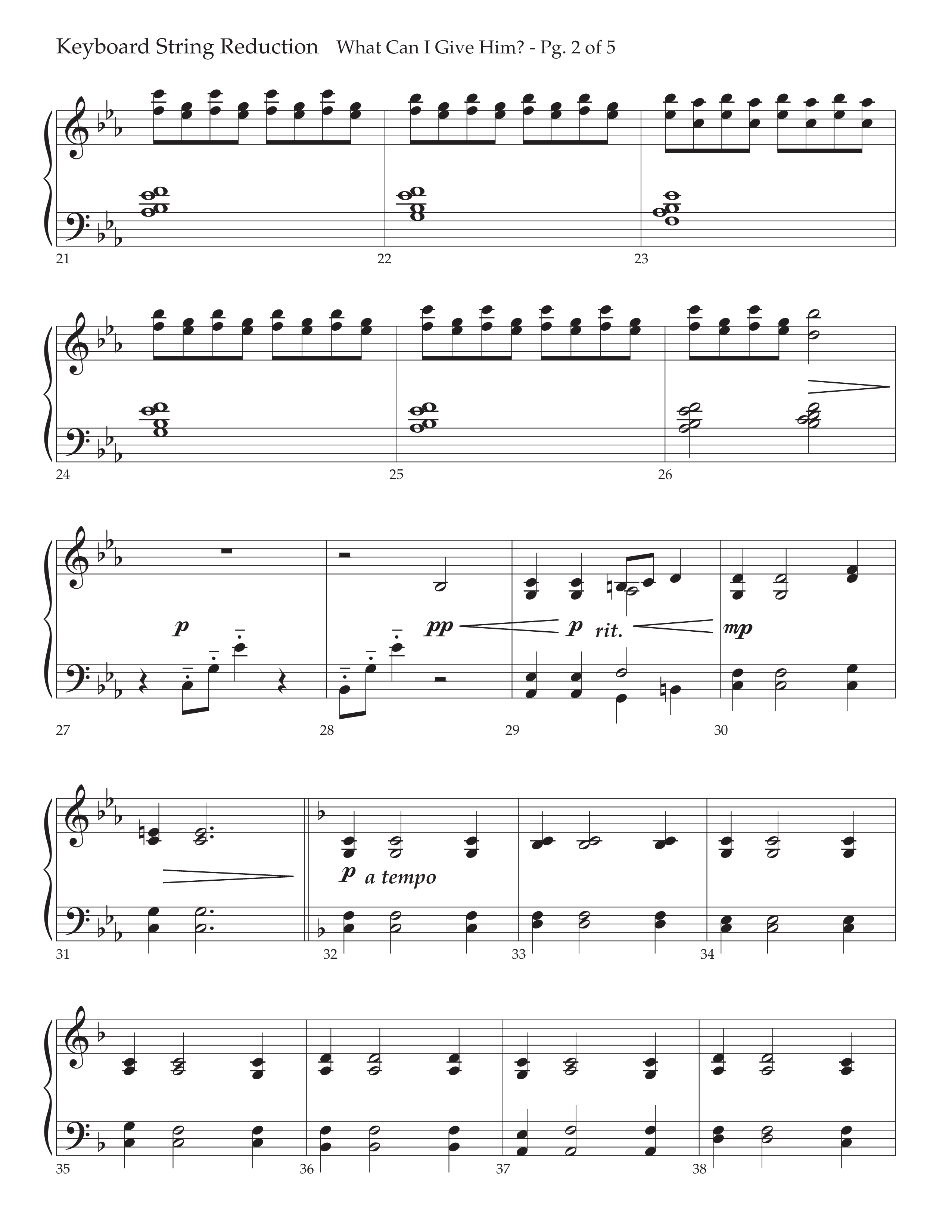 What Can I Give Him (with Away In A Manger, Sweet Holy Child, Redeemer and Savior) (Choral Anthem SATB) String Reduction (Lifeway Choral / Arr. Cody McVey)