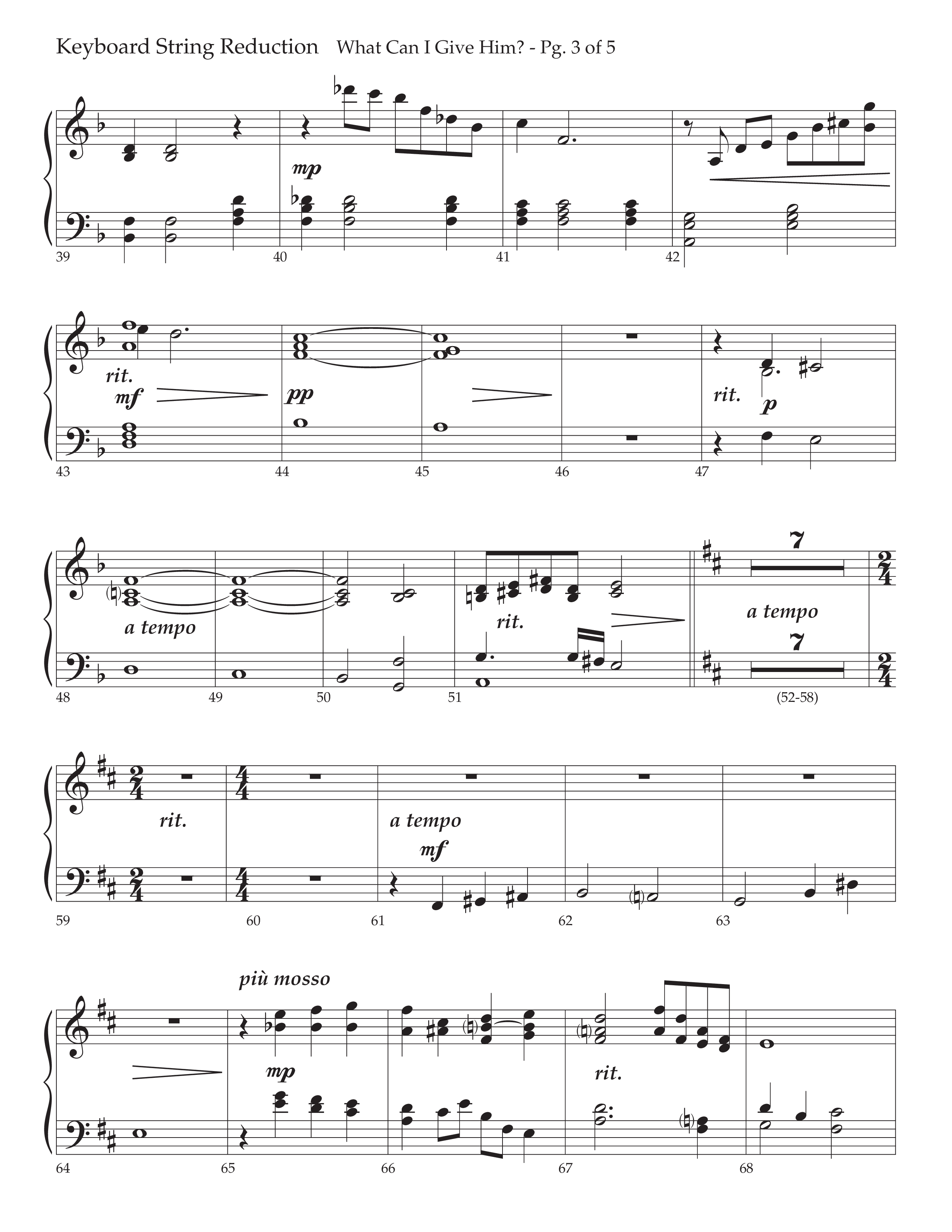 What Can I Give Him (with Away In A Manger, Sweet Holy Child, Redeemer and Savior) (Choral Anthem SATB) String Reduction (Lifeway Choral / Arr. Cody McVey)