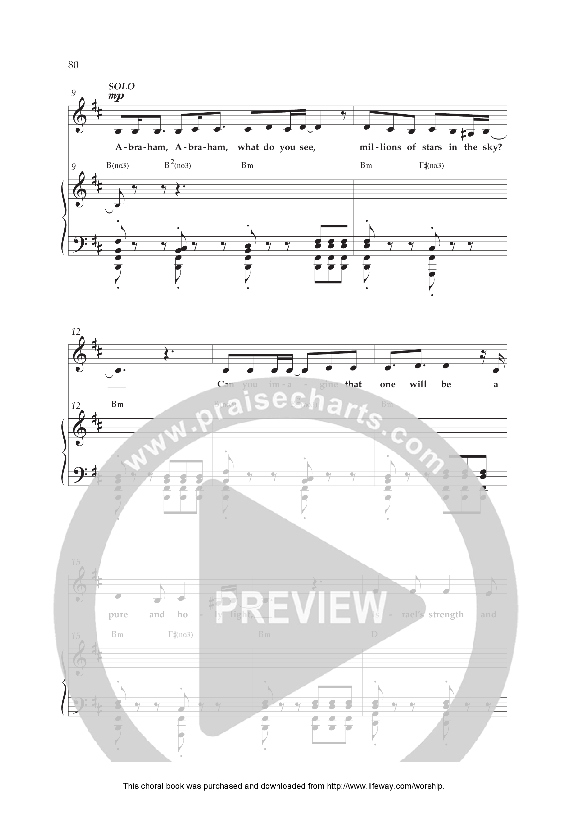 Star Of Promise (Choral Anthem SATB) Anthem (SATB/Piano) (Lifeway Choral / Arr. Bradley Knight)
