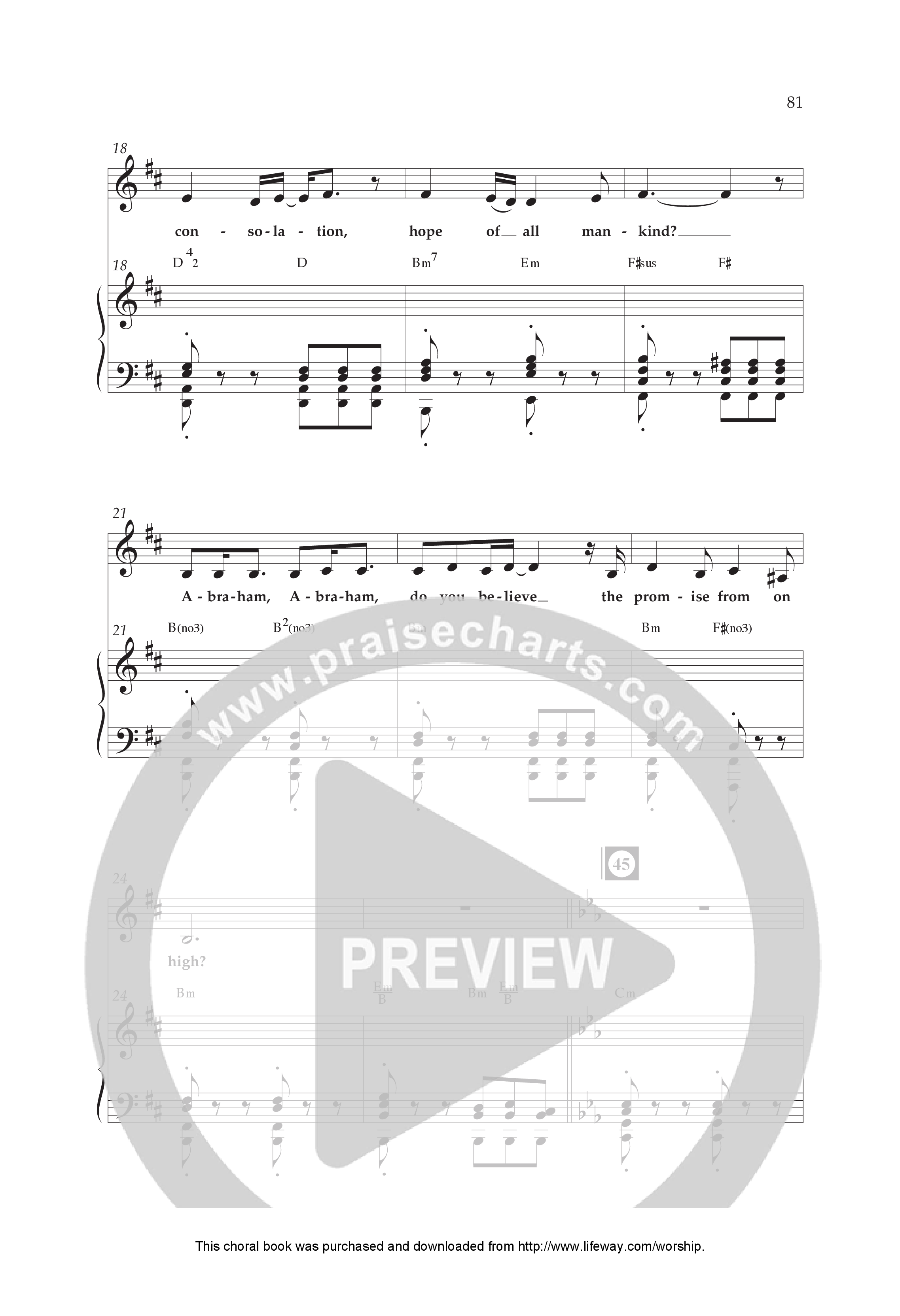 Star Of Promise (Choral Anthem SATB) Anthem (SATB/Piano) (Lifeway Choral / Arr. Bradley Knight)