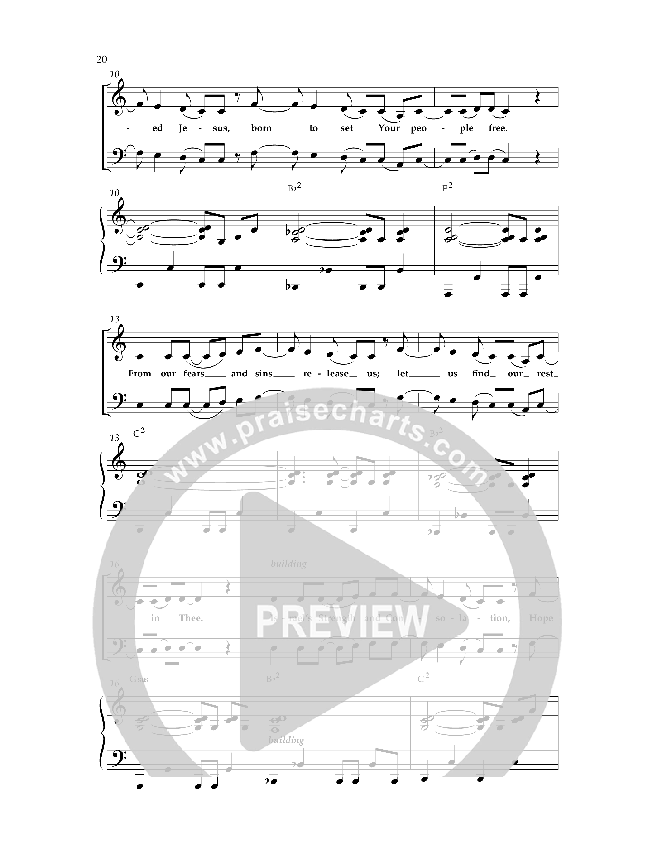 Come (with O Come All Ye Faithful) (Choral Anthem SATB) Anthem (SATB/Piano) (Lifeway Choral / Arr. Cliff Duren)