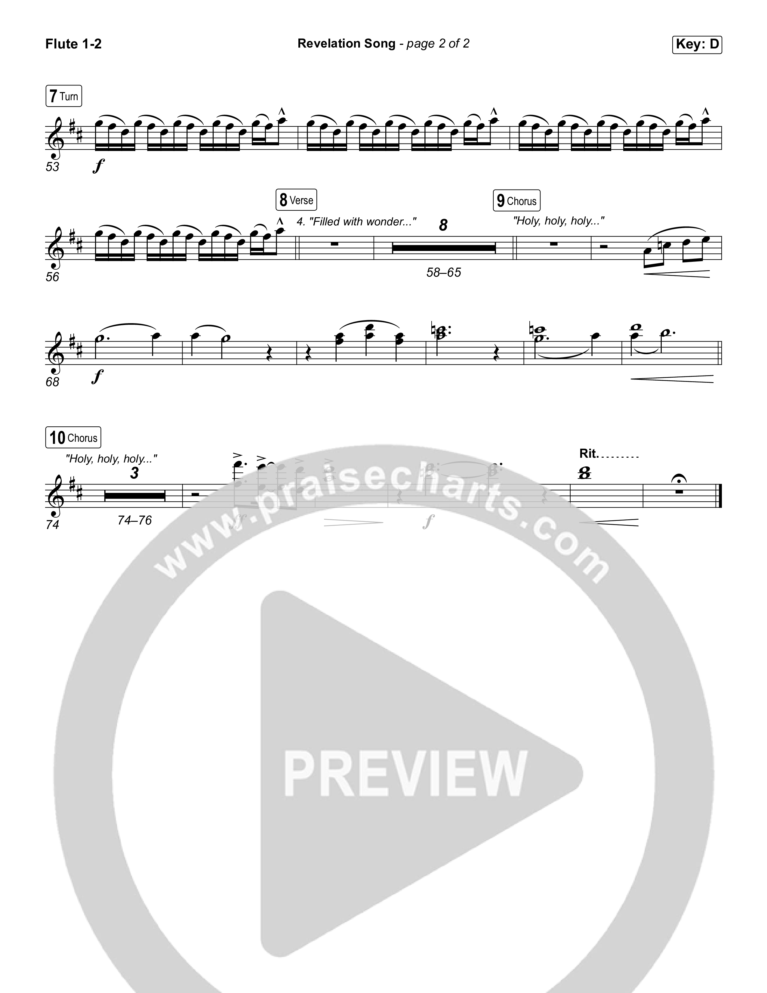 Revelation Song (Choral/SATB) Wind Pack (Brooke Voland / Travis Cottrell / Arr. Mason Brown)