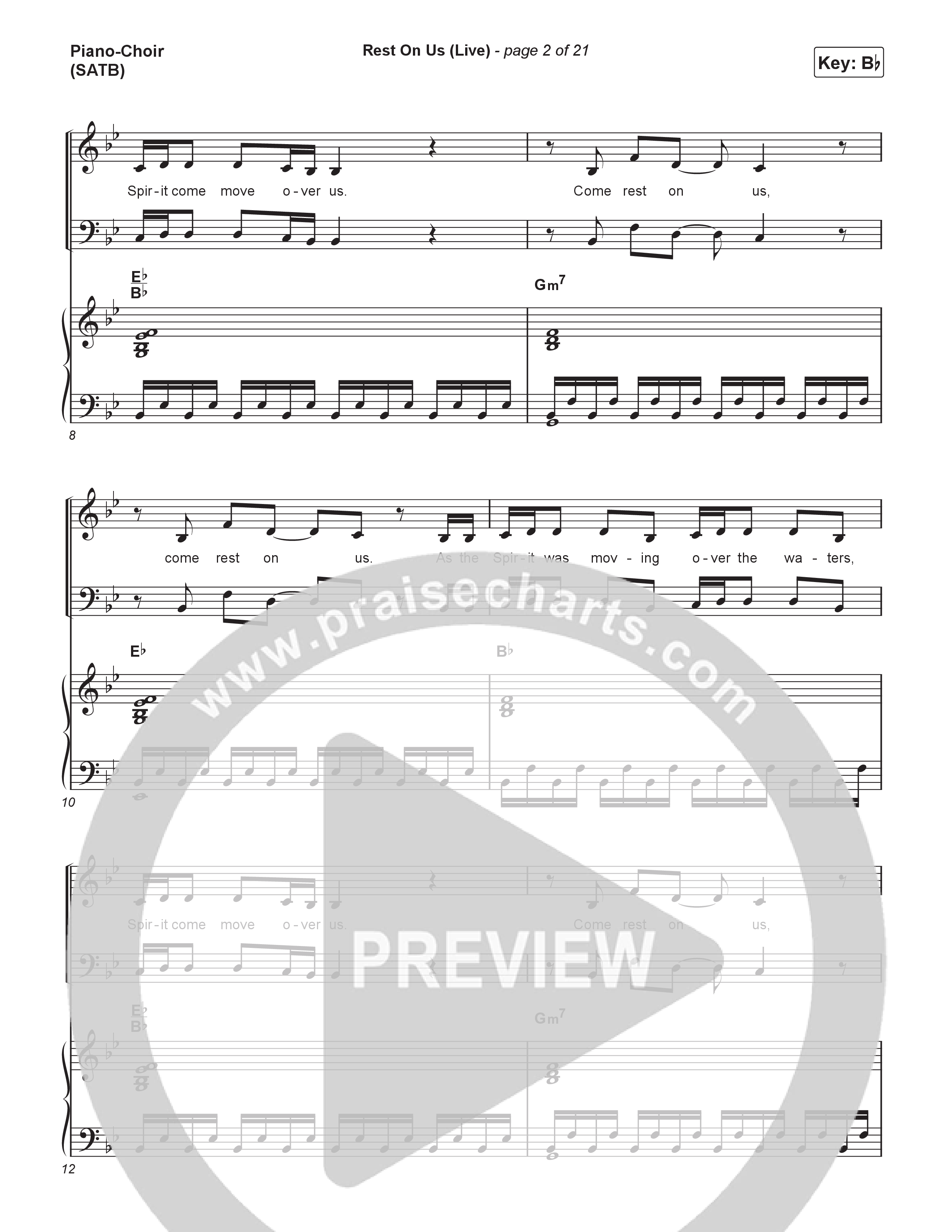 Rest On Us (Live) Piano/Vocal Pack (Housefires)