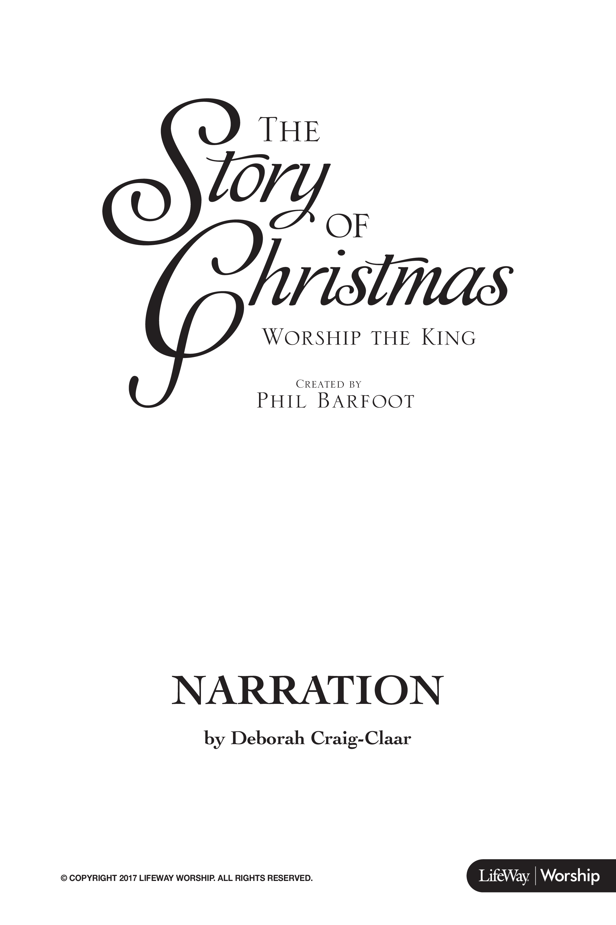 The Story Of Christmas (13 Song Choral Collection) Instructions (Lifeway Choral / Arr. Cliff Duren)
