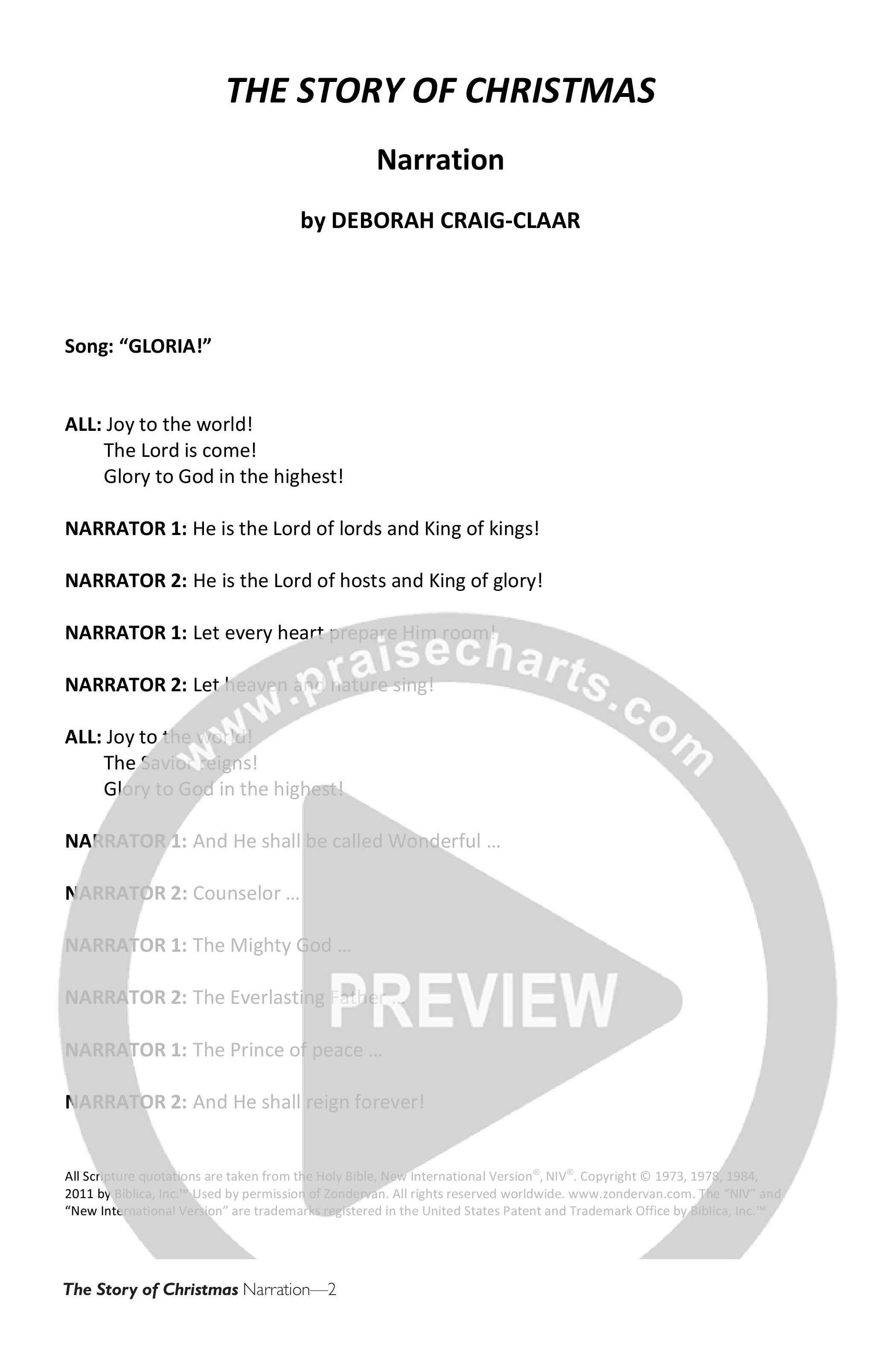 The Story Of Christmas (13 Song Choral Collection) Instructions (Lifeway Choral / Arr. Cliff Duren)