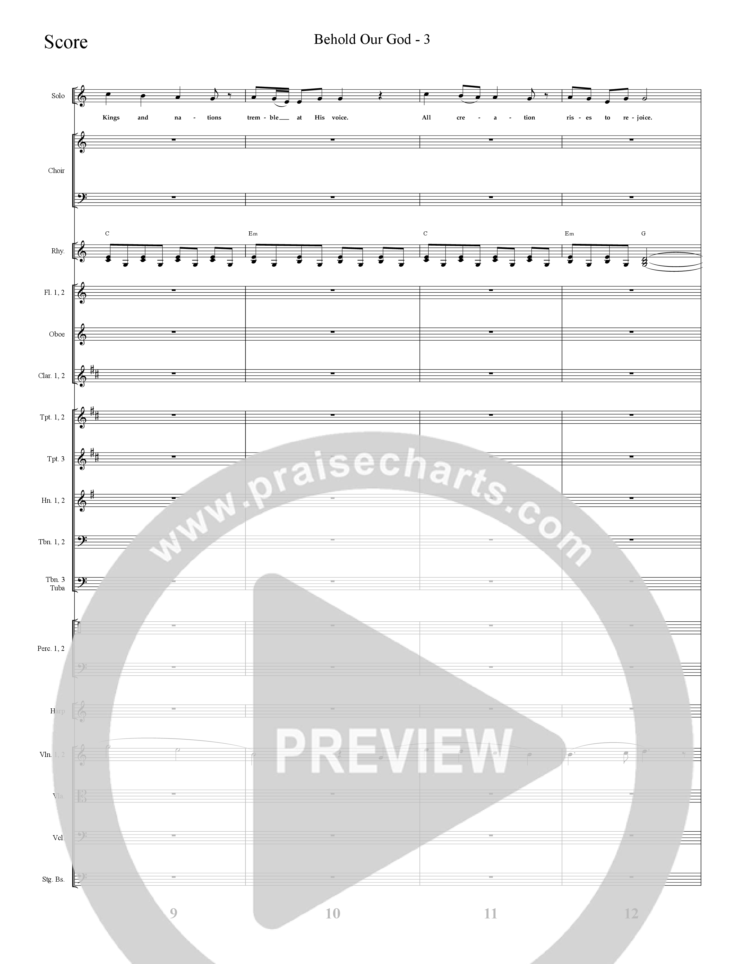 The Story Of Christmas (13 Song Choral Collection) Song 12 (Orchestration) (Lifeway Choral / Arr. Cliff Duren)