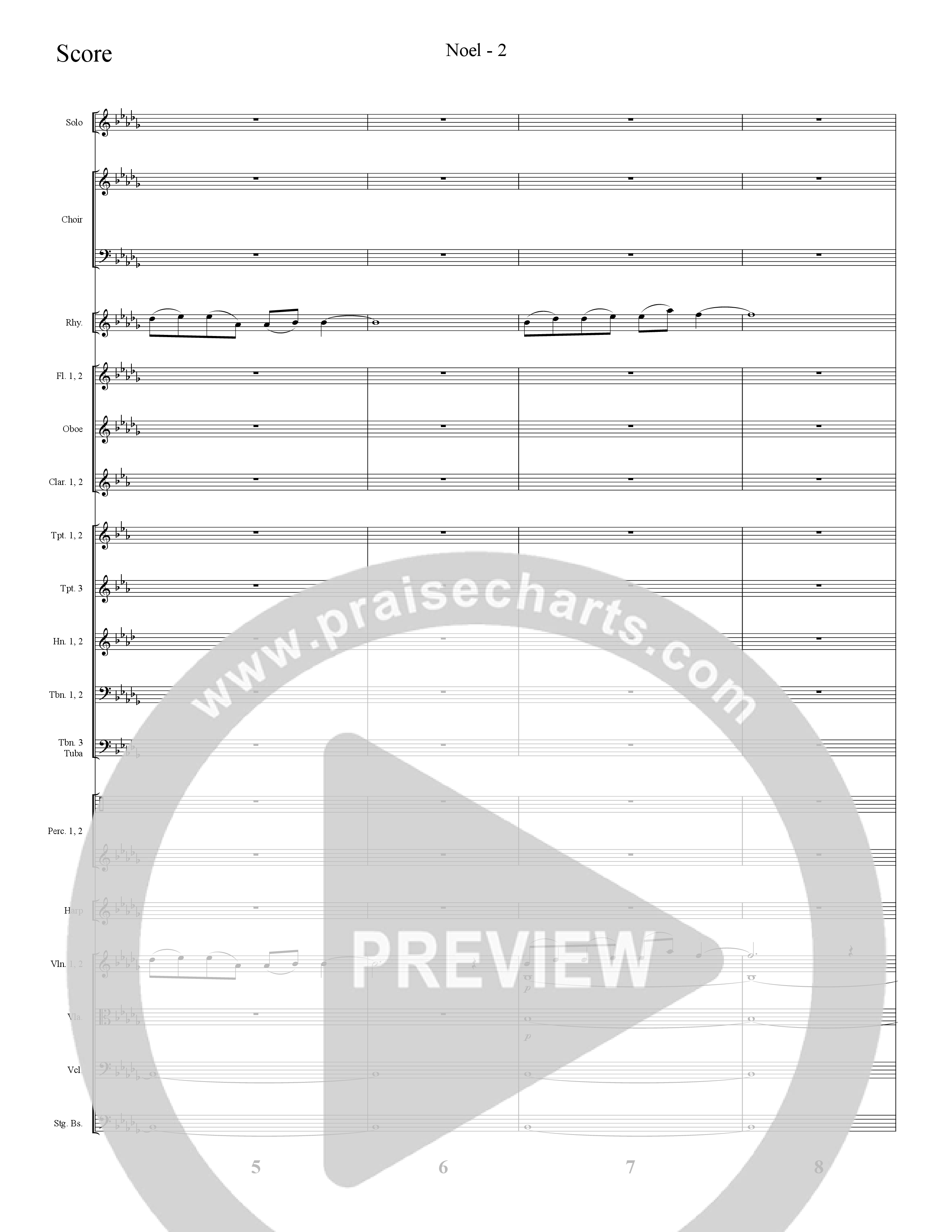 The Story Of Christmas (13 Song Choral Collection) Song 3 (Orchestration) (Lifeway Choral / Arr. Cliff Duren)