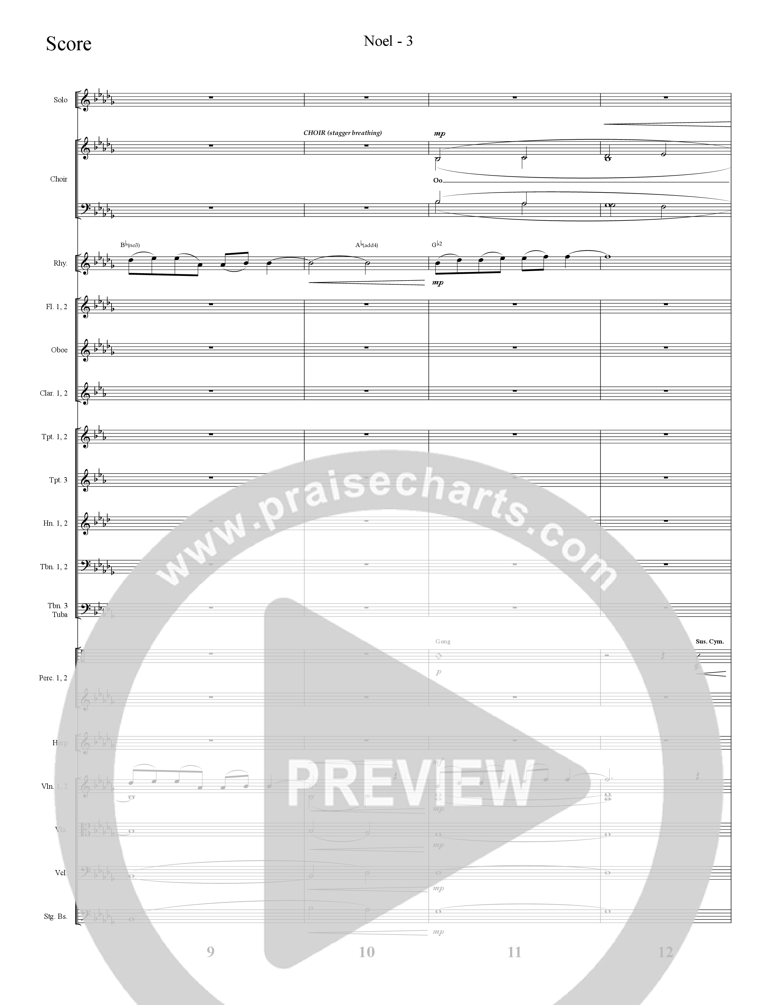 The Story Of Christmas (13 Song Choral Collection) Song 3 (Orchestration) (Lifeway Choral / Arr. Cliff Duren)