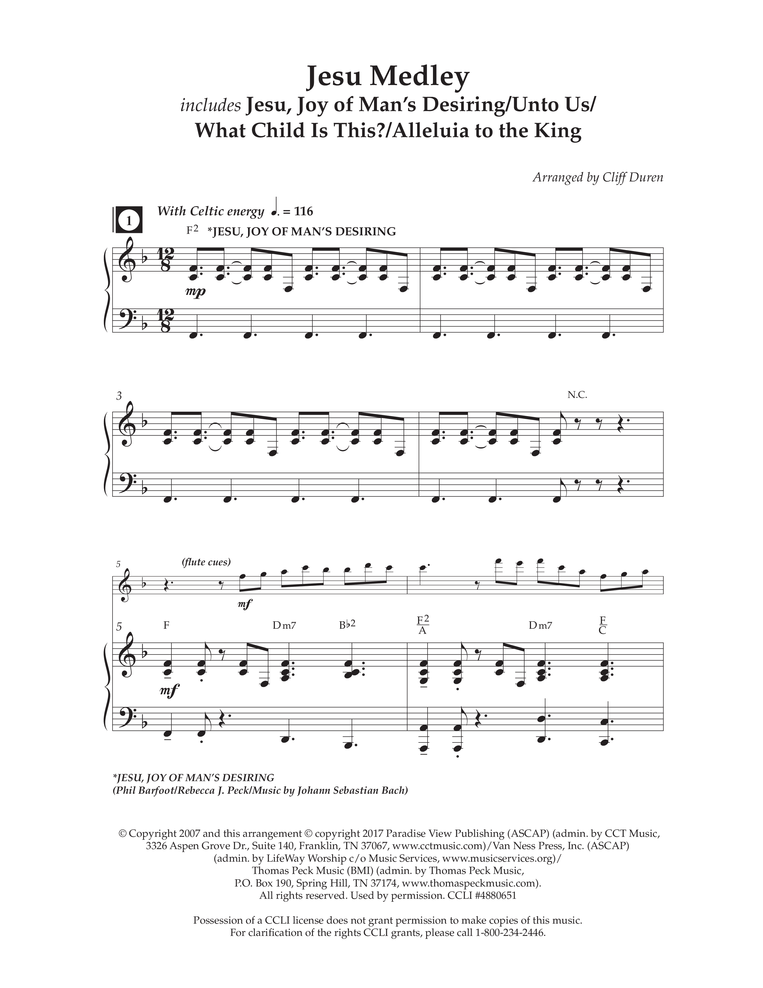 The Story Of Christmas (13 Song Choral Collection) Song 7 (Piano SATB) (Lifeway Choral / Arr. Cliff Duren)