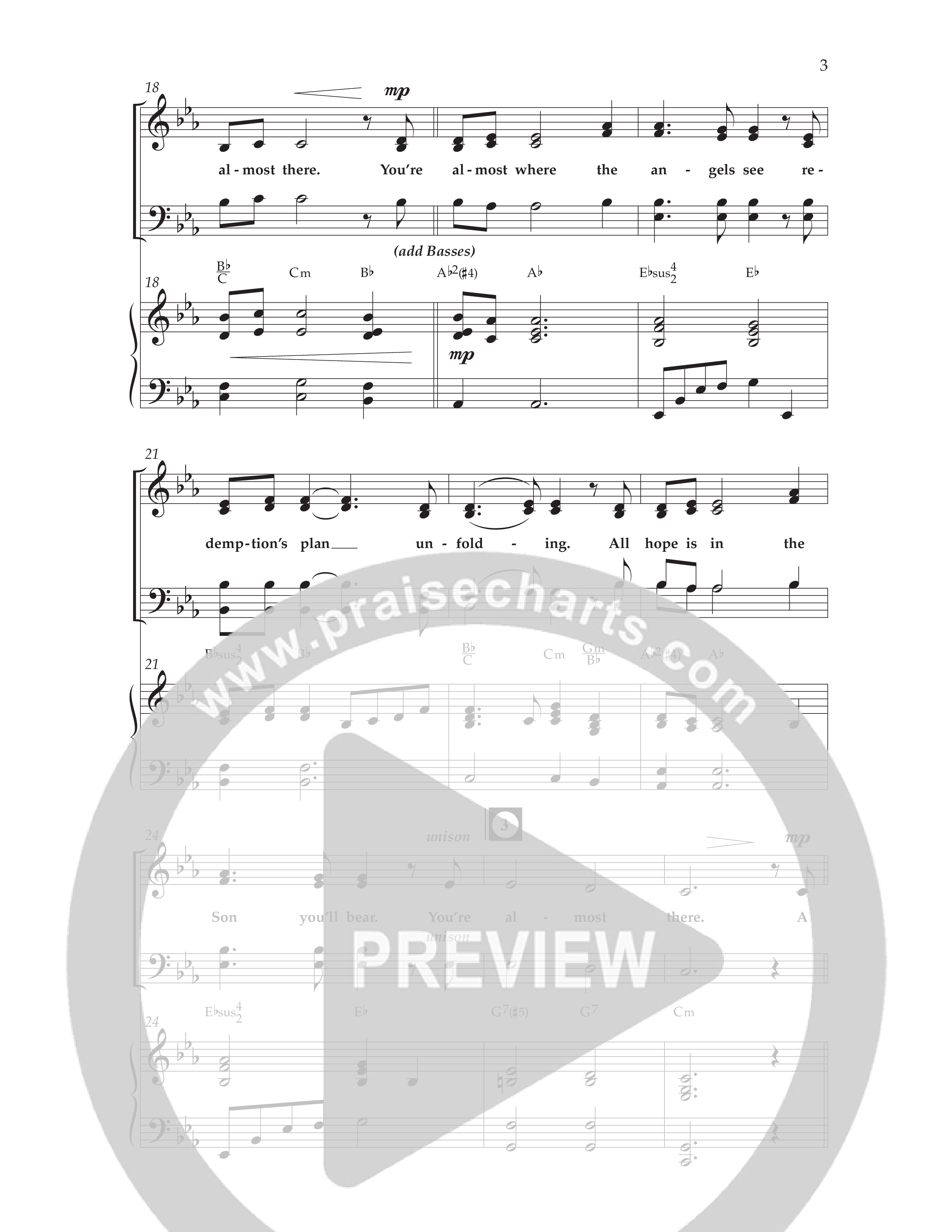 The Story Of Christmas (13 Song Choral Collection) Song 8 (Piano SATB) (Lifeway Choral / Arr. Cliff Duren)