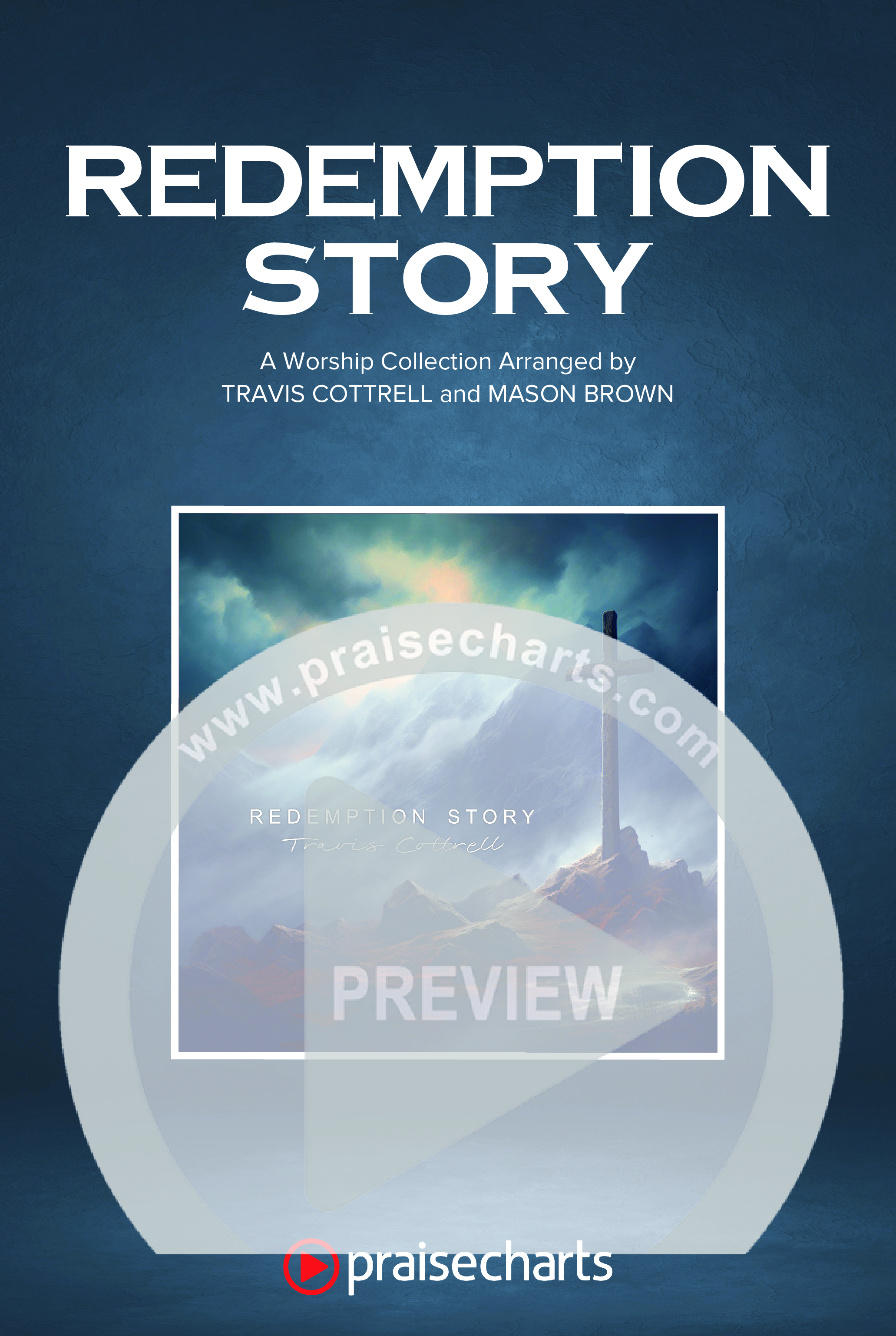 Redemption Story (9 Song Choral Collection) Octavo Cover Sheet (Travis Cottrell)