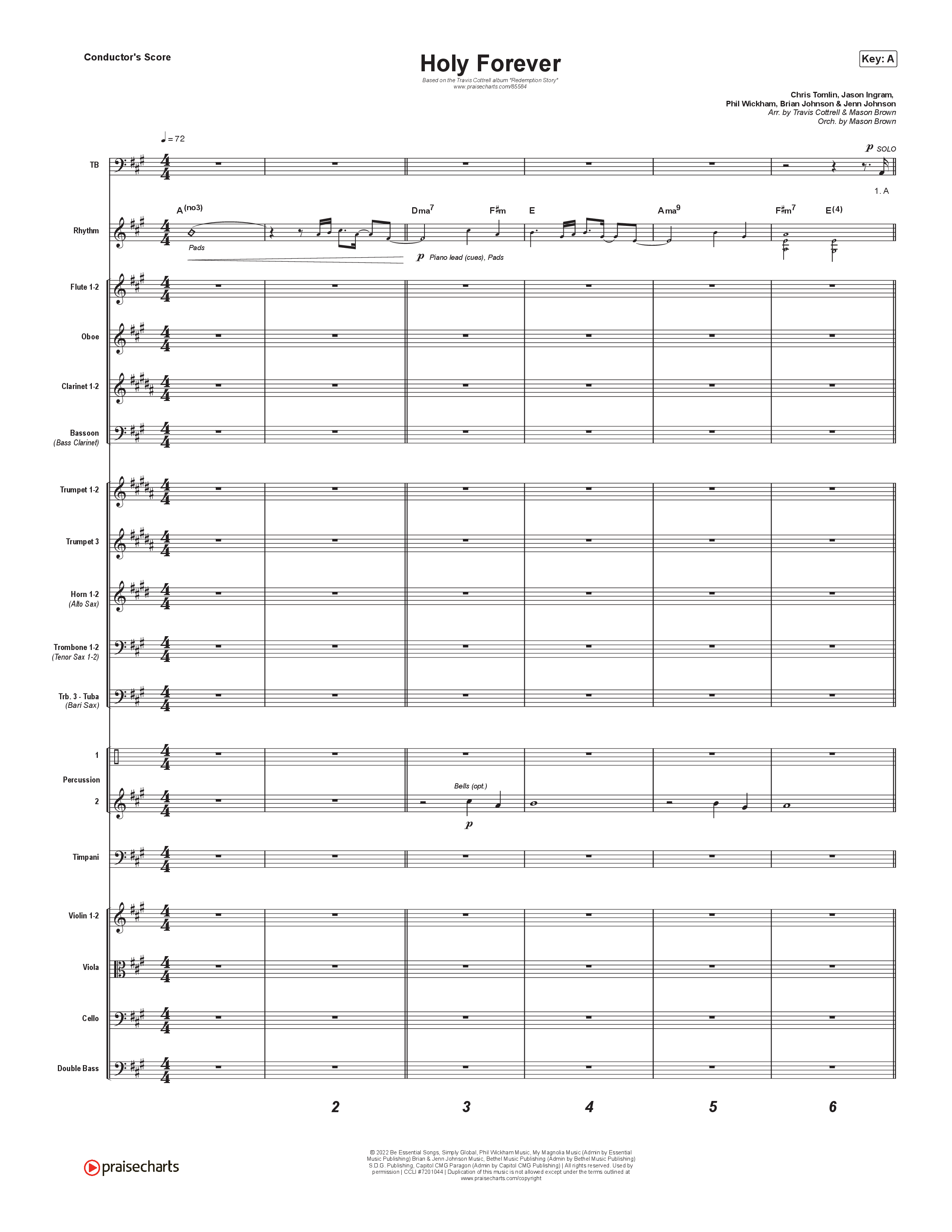 Redemption Story (9 Song Choral Collection) Song 9 (Orchestration) (Travis Cottrell)