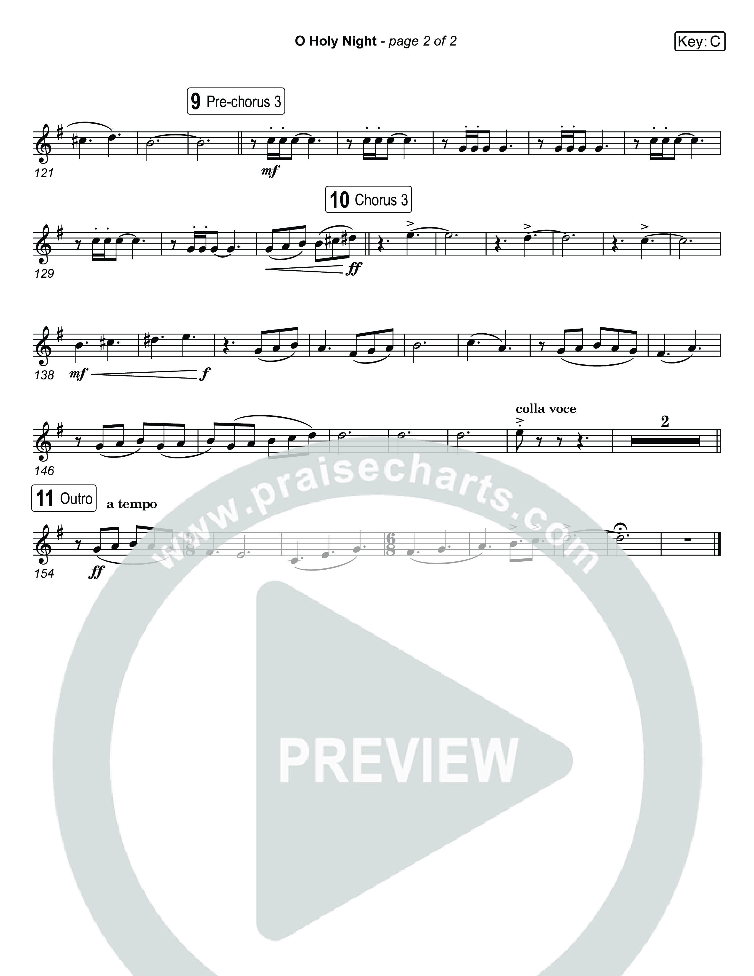 O Holy Night (Live) French Horn (Museum Of The Bible / Anthony Evans / Indiana Wesleyan University Choir / Arr. Jared Haschek)