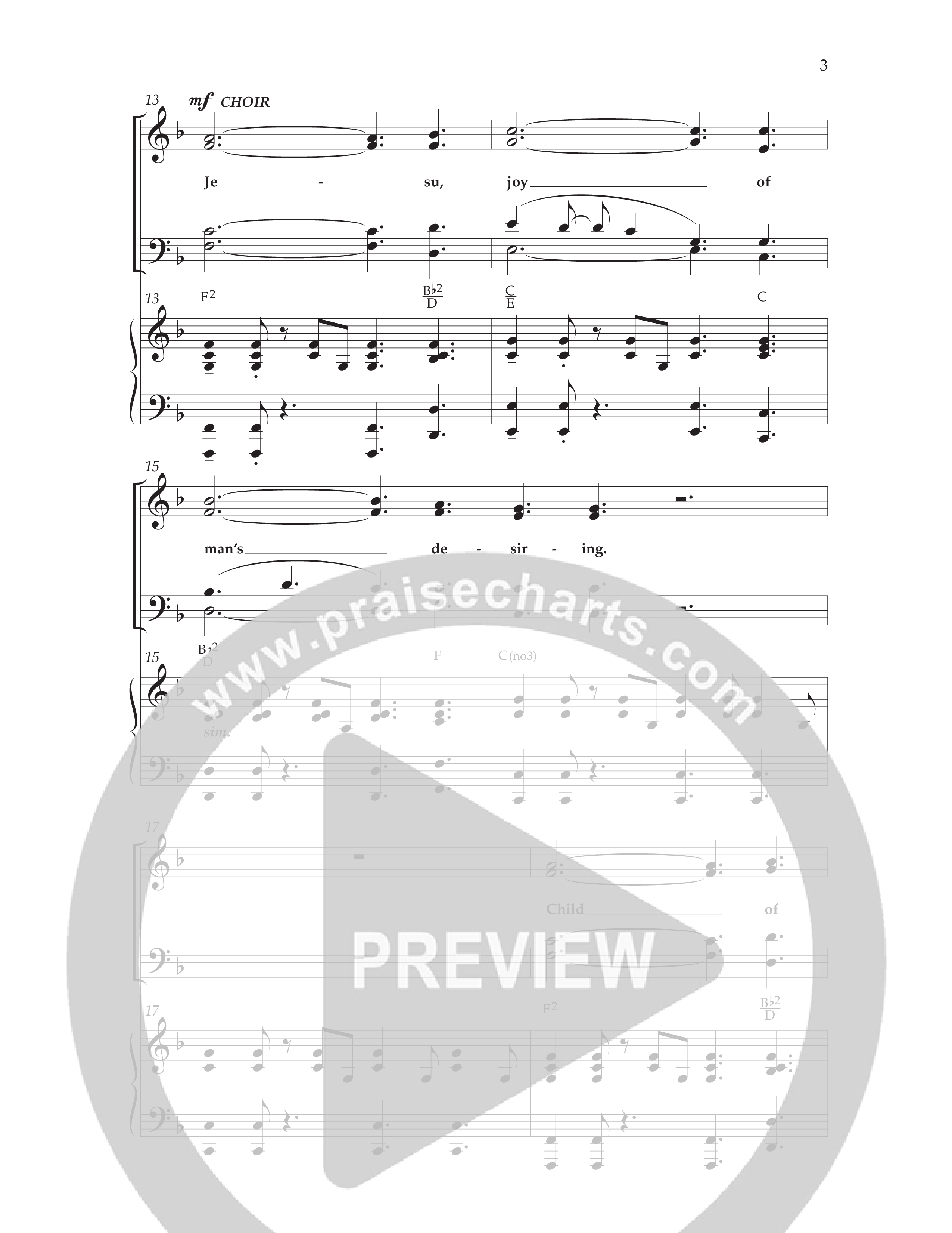 Jesu Medley (with Jesu Joy Of Man’s Desiring, Unto Us, What Child Is This, Alleluia To The King (Choral Anthem SATB) Anthem (SATB/Piano) (Lifeway Choral / Arr. Cliff Duren)