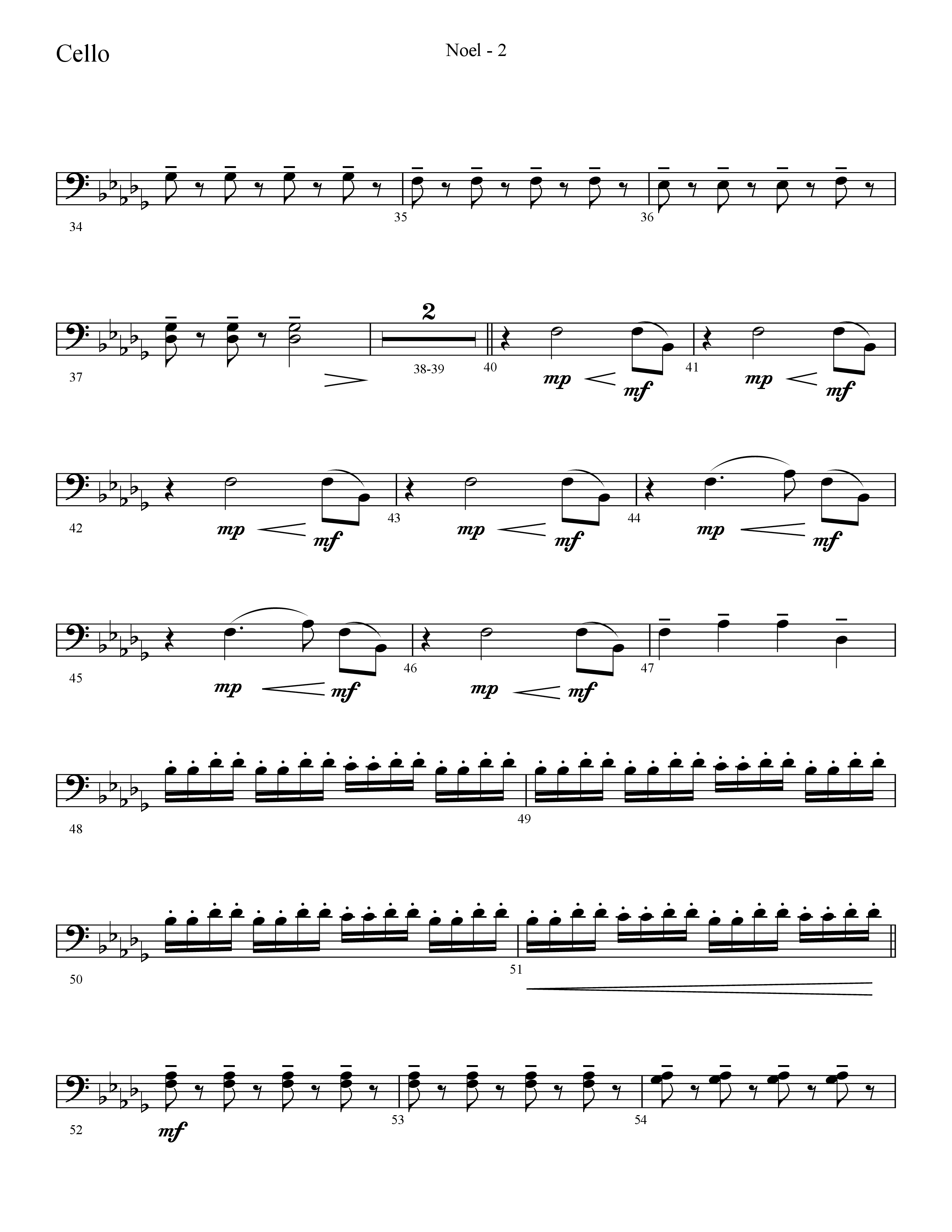 Noel (He Shall Reign Forevermore) (Choral Anthem SATB) Cello (Lifeway Choral / Arr. Cliff Duren)